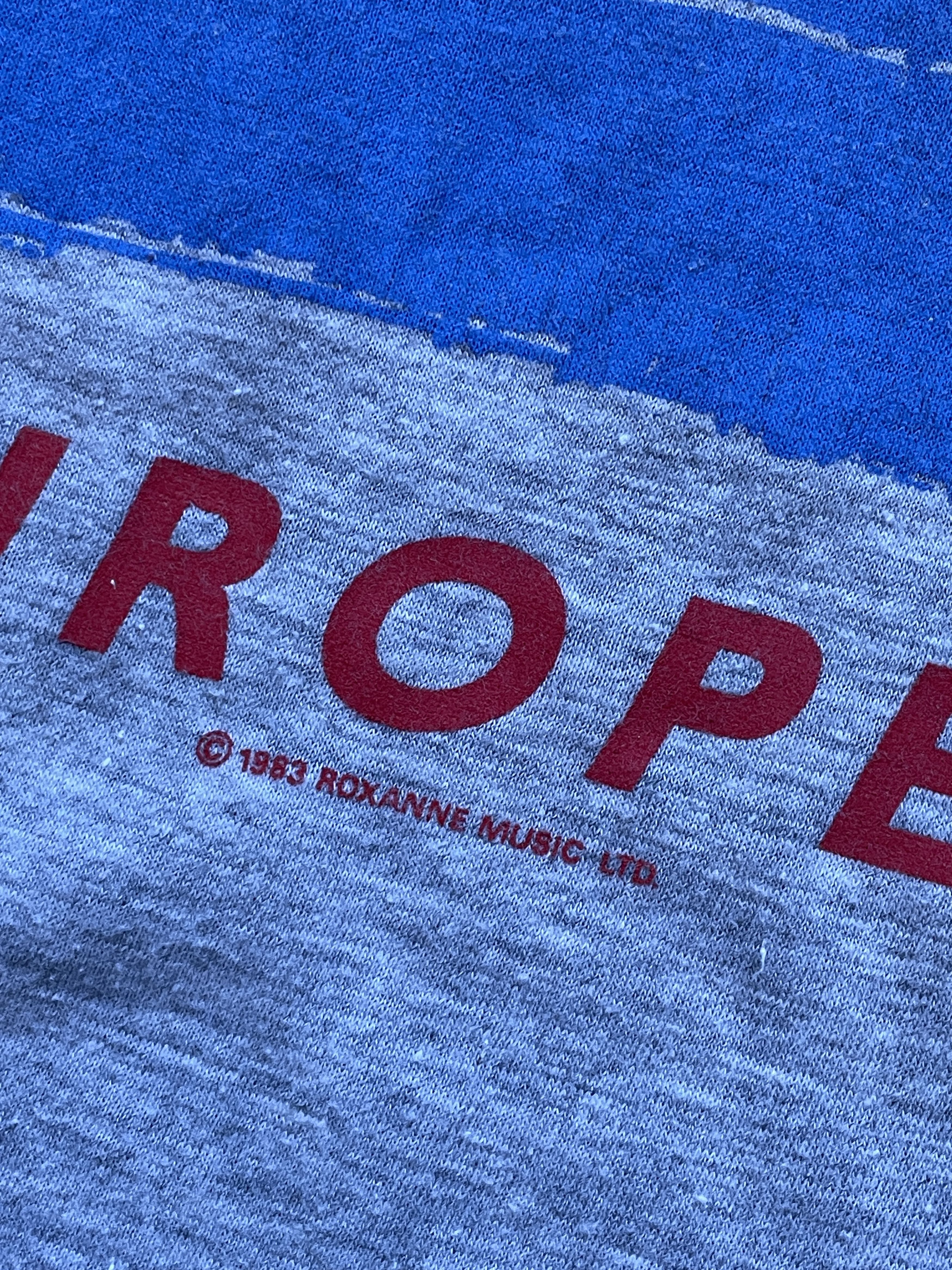 Vintage VINTAGE 80S THE POLICE EUROPE 83' TOUR GRAY TEE Size US S / EU 44-46 / 1 - 5 Thumbnail