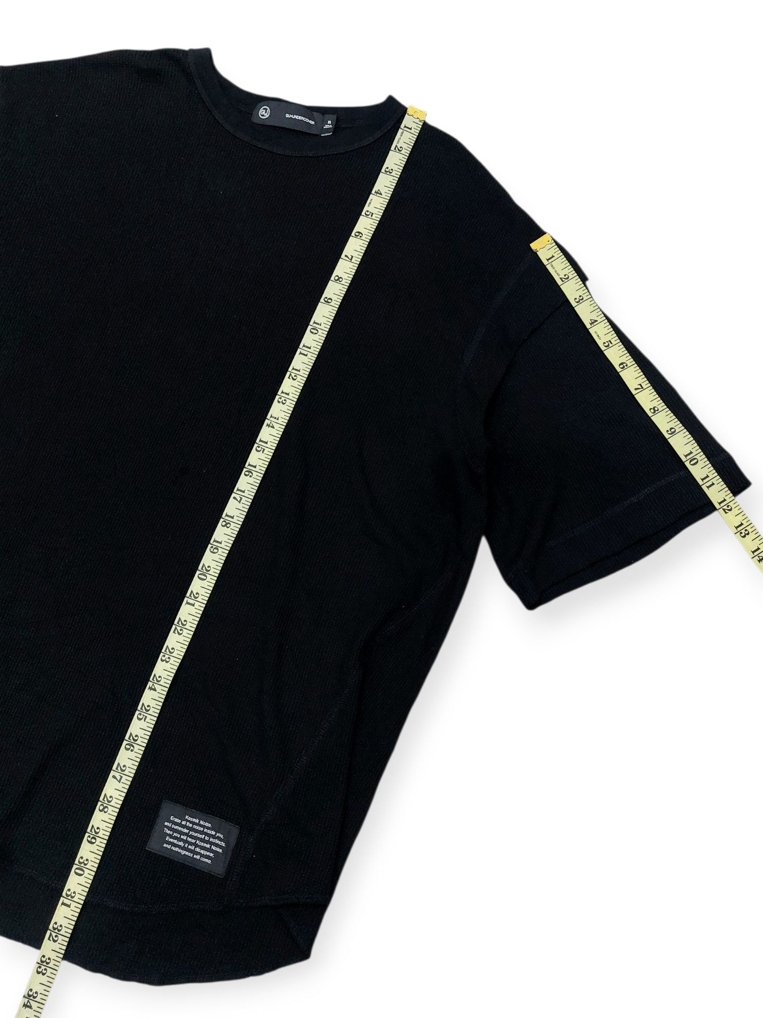 Undercover GU x Undercover Kosmik Noise Waffle Knit Techwear Tee Size US XL / EU 56 / 4 - 13 Thumbnail