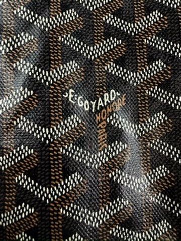 Goyard Goyard Noir Saint Louis GM Monogram Hand Painted Tote Bag Size ONE SIZE - 2 Thumbnail