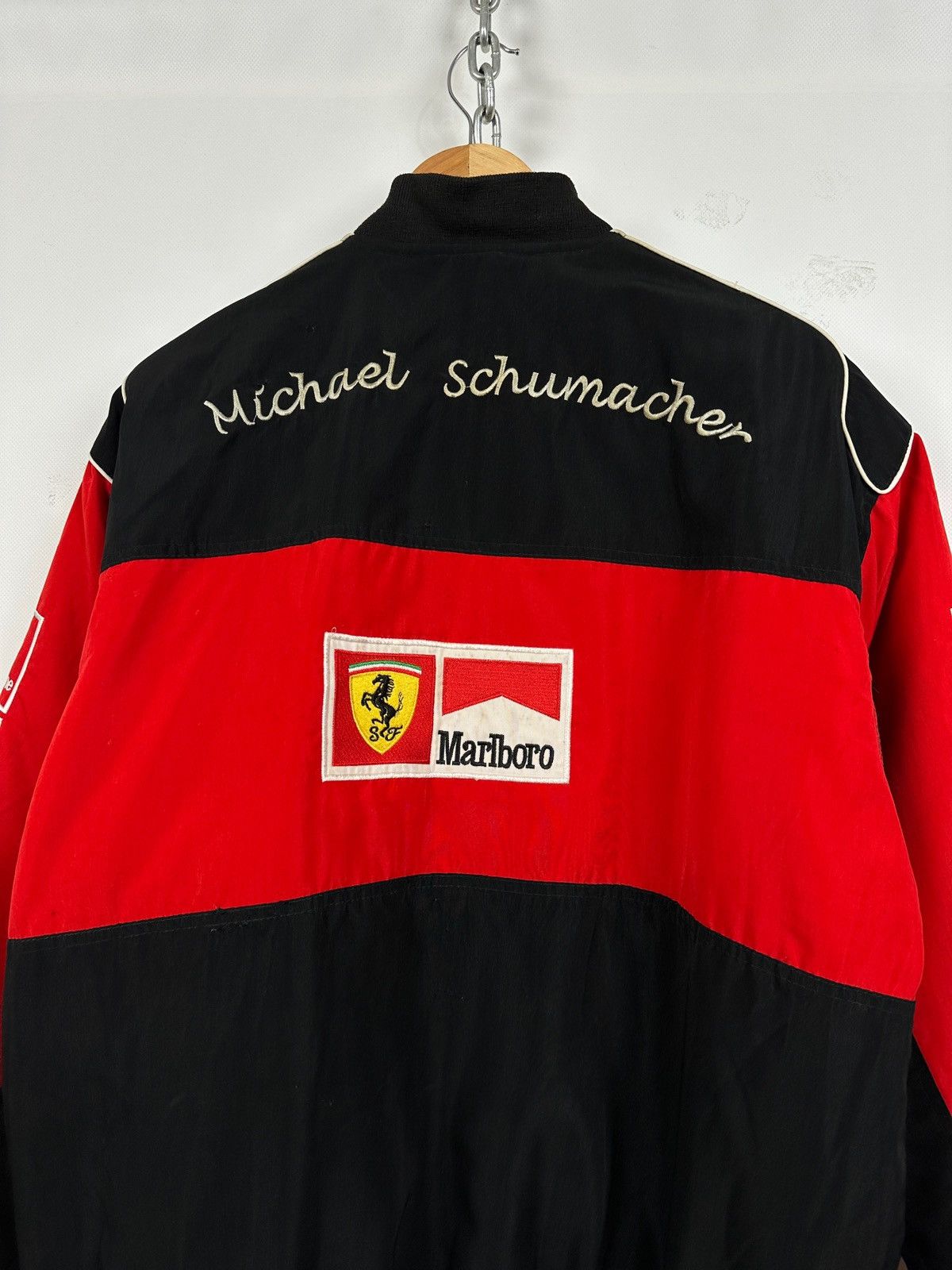 Ferrari Vintage Ferrari Michael Schumacher F1 Marlboro Racing Jacket Size US XL / EU 56 / 4 - 17 Thumbnail
