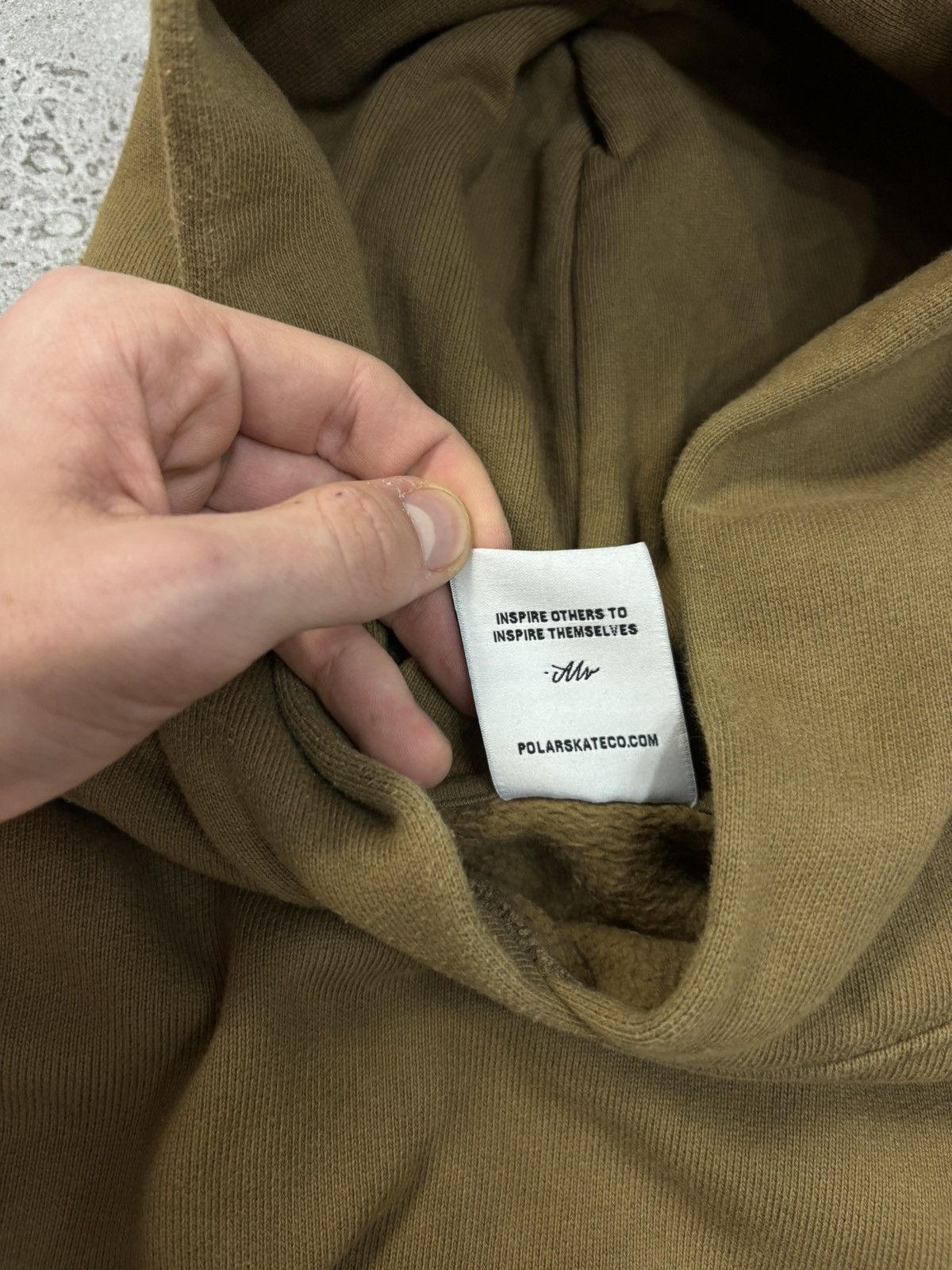 Polar Skate Co. × Vintage Boxy Polar Skate Hoodie Brown Patch Y2K Pinterest Size US S / EU 44-46 / 1 - 9 Thumbnail
