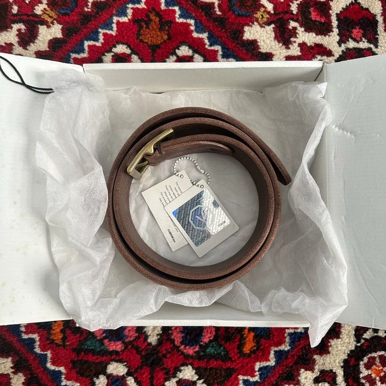 visvim YOGI BELT 45MM W32 ブラウン