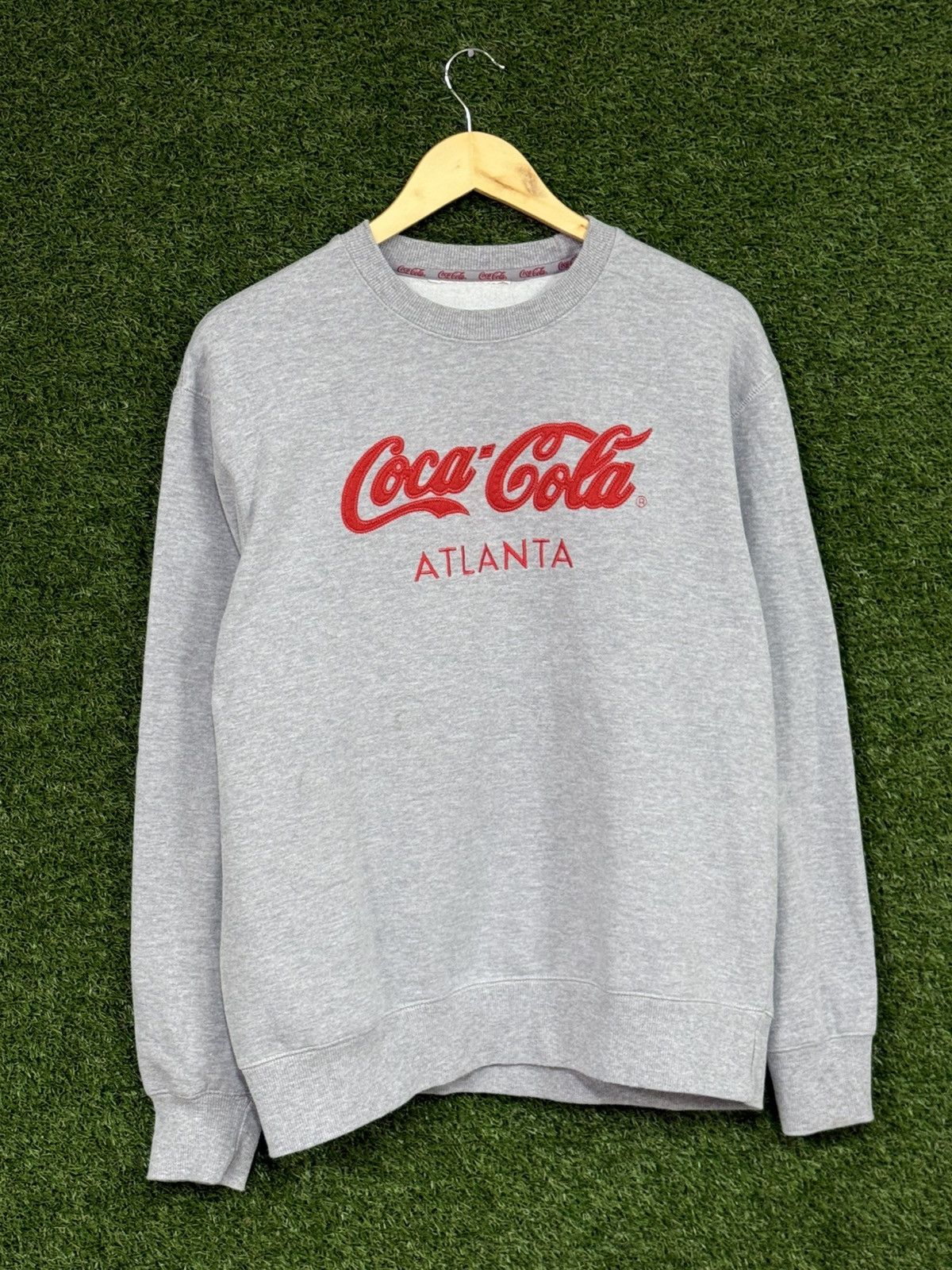 Coca Cola Coca Cola Atlanta Soda Grey Crewneck Sweatshirt Large Size US L / EU 52-54 / 3 - 1 Thumbnail