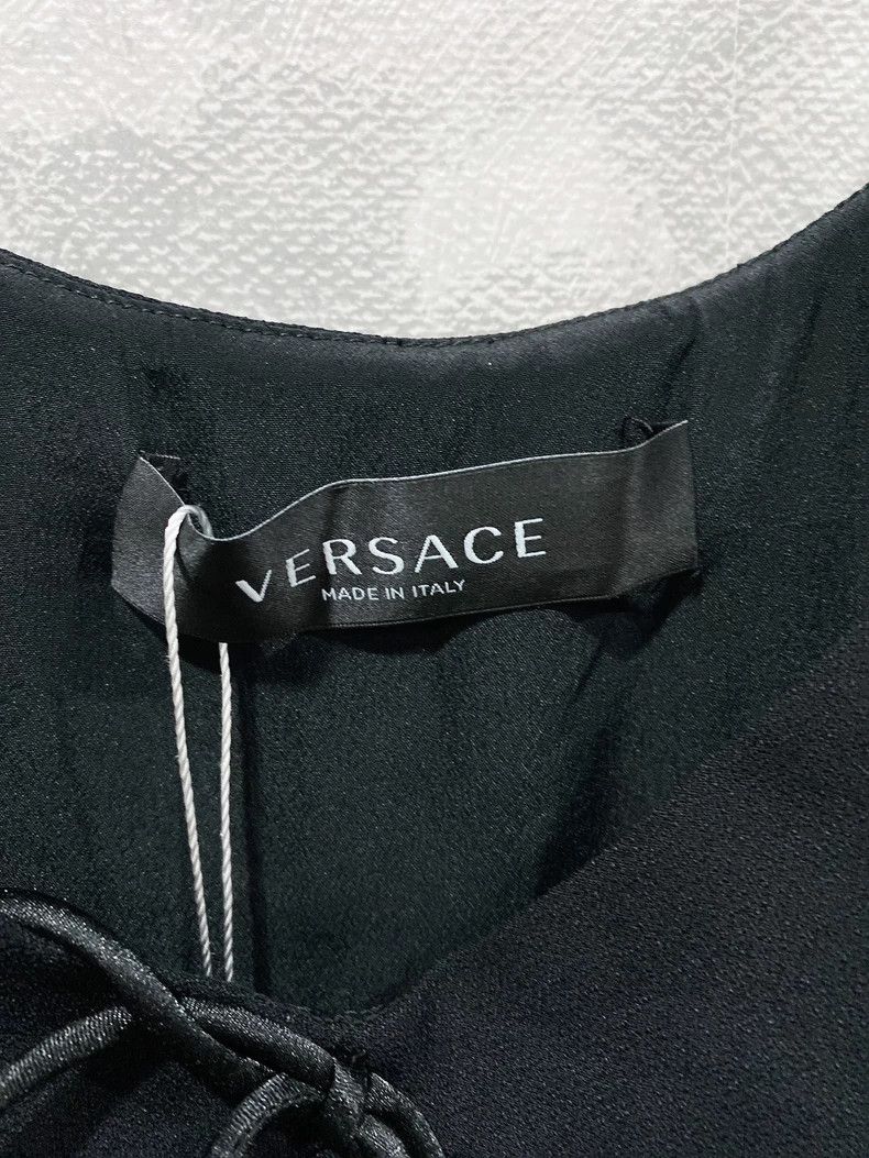 Versace Versace Black slip dress Size M / US 6-8 / IT 42-44 - 5 Thumbnail