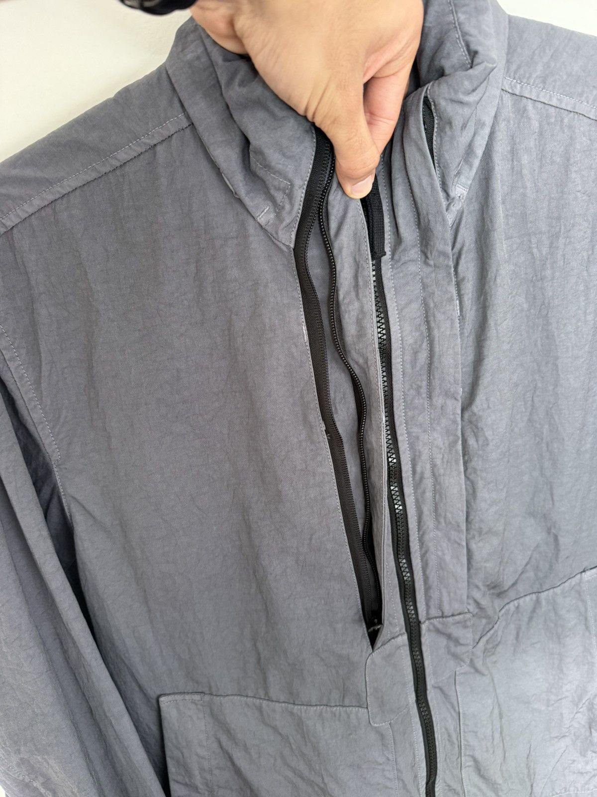 Stone Island Stone Island Nylon Twill Jacket Size US XL / EU 56 / 4 - 4 Thumbnail