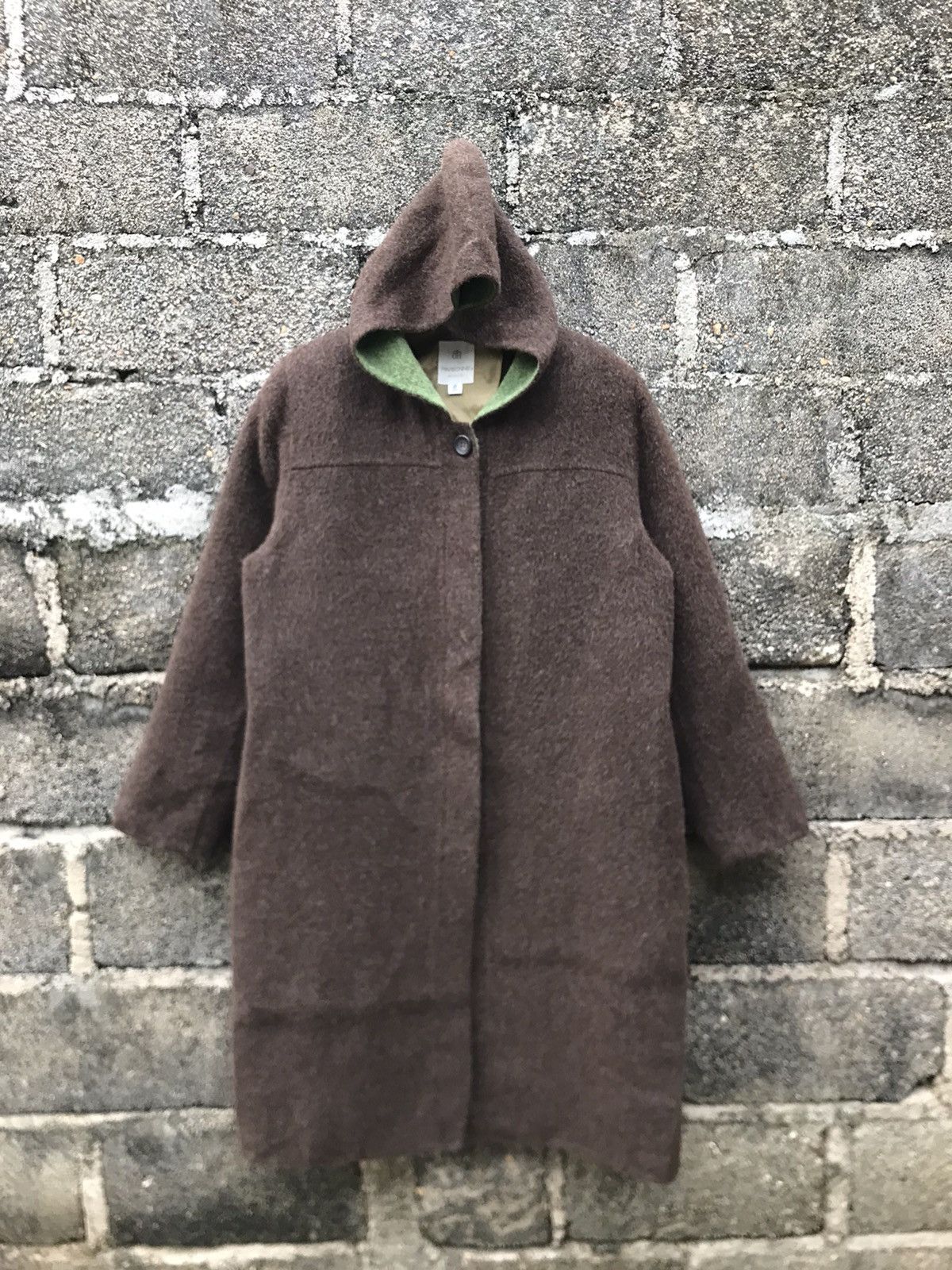 Japanese Brand × Vintage ⚡️Vintage Parienne Hoodie Wool Long Jacket Size L / US 10 / IT 46 - 1 Thumbnail