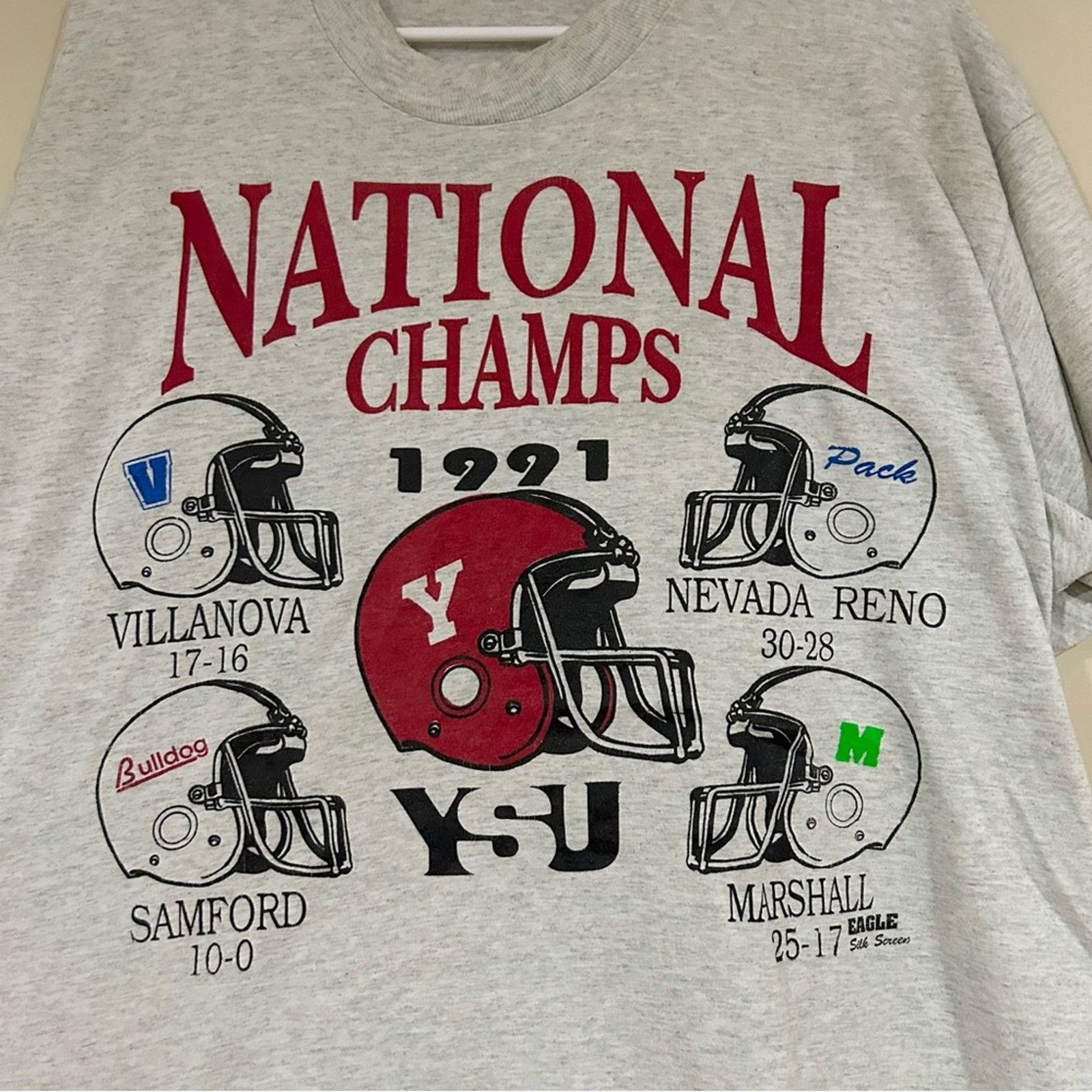 Other Vintage 1991 Youngstown State Football National Champs Shirt Size US XXL / EU 58 / 5 - 2 Thumbnail