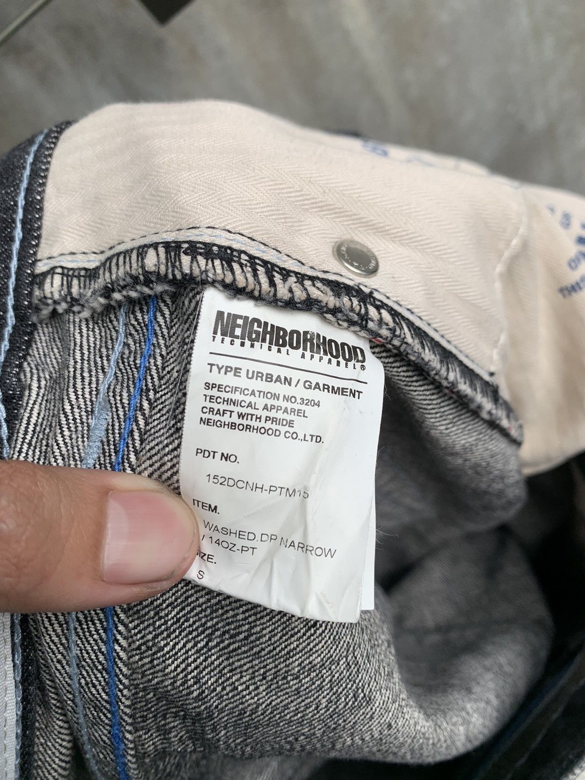 Neighborhood Deep Narrow Selvedge Jeans Size US 32 / EU 48 - 9 Thumbnail
