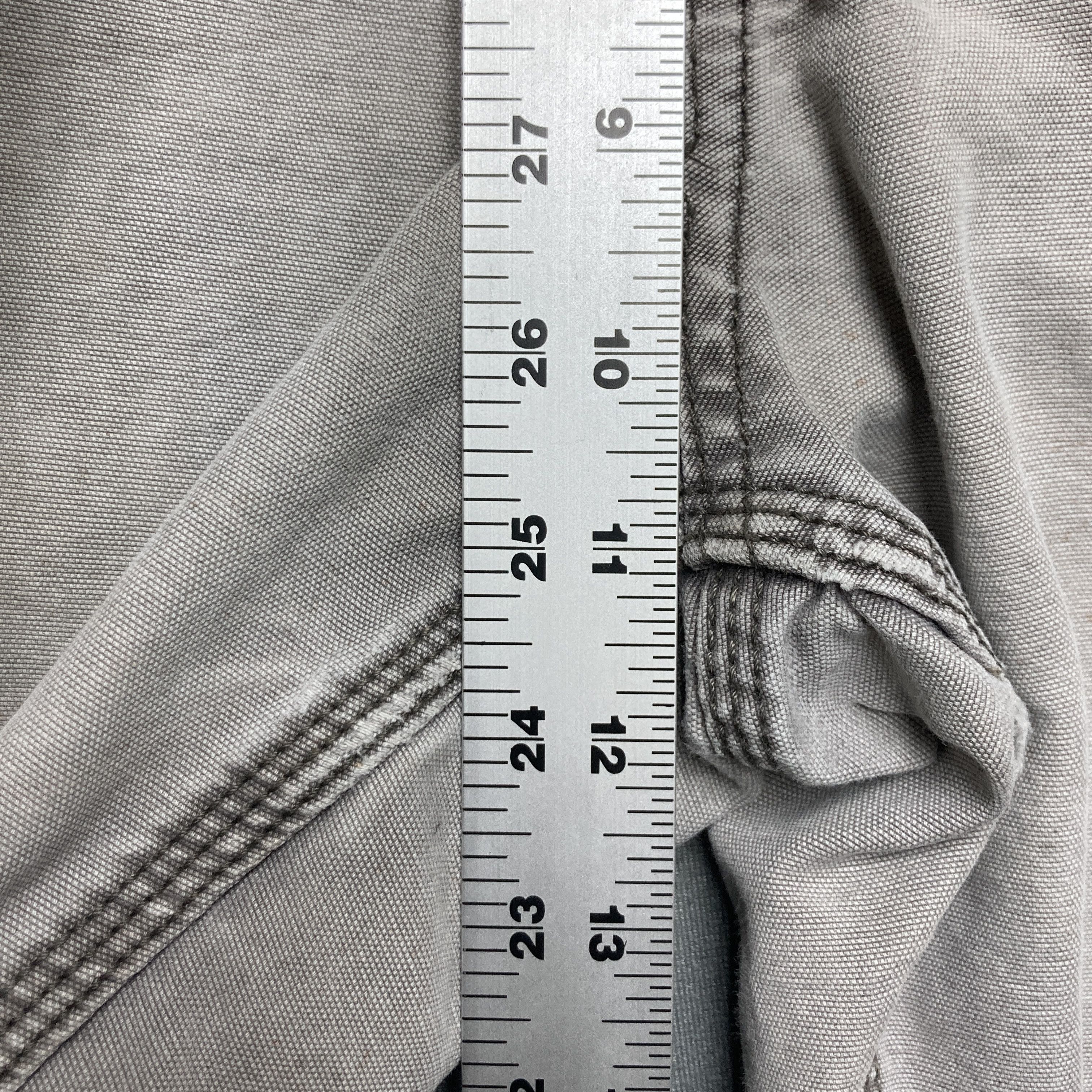 Carhartt Carhartt 36x30 Gray 100% Cotton Canvas Cargo Pants Thrashed Size US 36 / EU 52 - 4 Thumbnail
