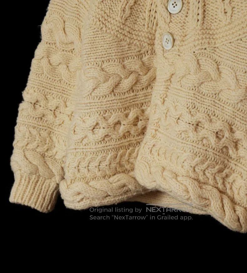 Comme des Garcons Comme Des Garcons Chunky cable-knit sweater jacket Size S / US 4 / IT 40 - 4 Thumbnail