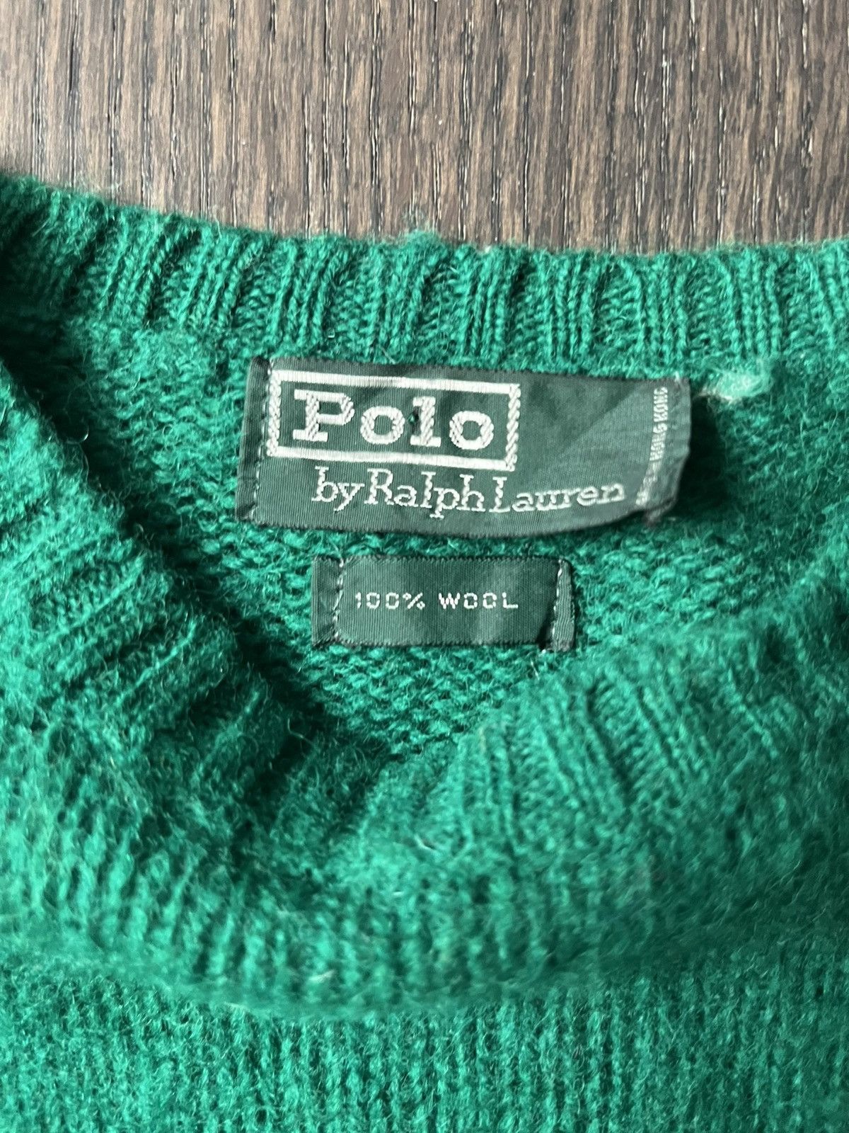Polo Ralph Lauren Polo Ralph Lauren 100% Wool Sweater Size L / US 10 / IT 46 - 3 Thumbnail
