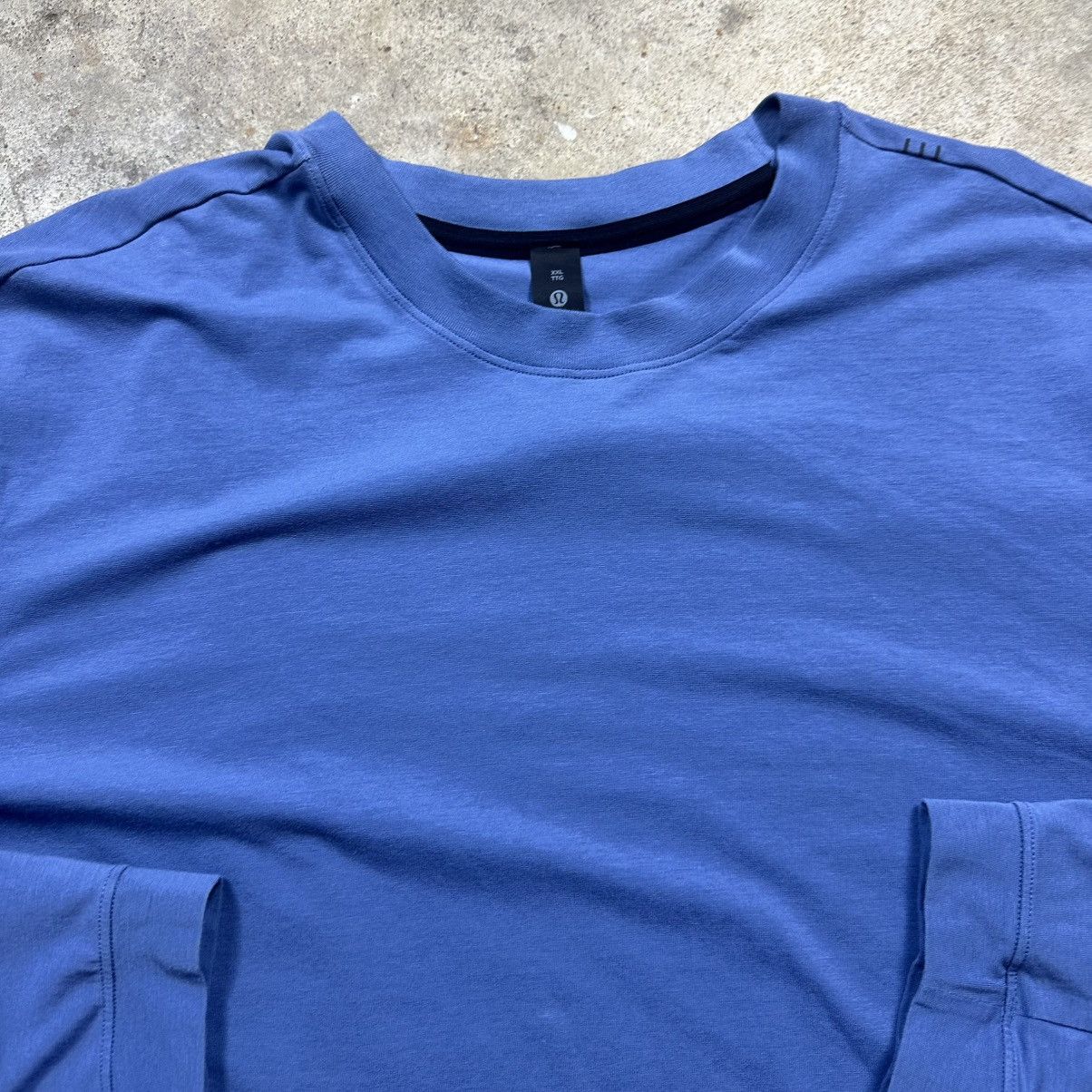 Lululemon Blue Lululemon Long Sleeve Athletic Long Sleeve Shirt Size US XXL / EU 58 / 5 - 2 Thumbnail