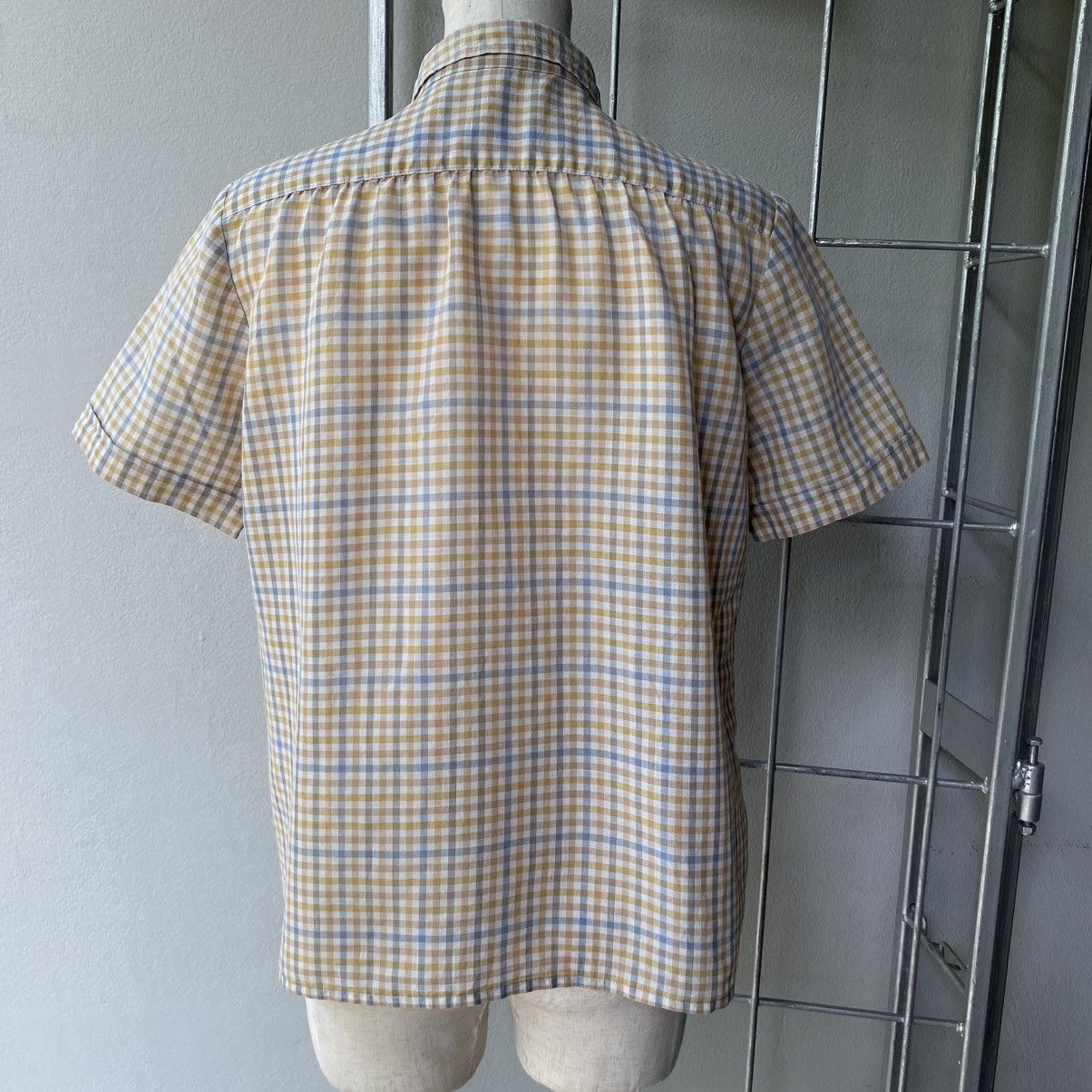 Burberry Burberrys Pastel Plaid Short Sleeve Shirt Size M / US 6-8 / IT 42-44 - 16 Thumbnail