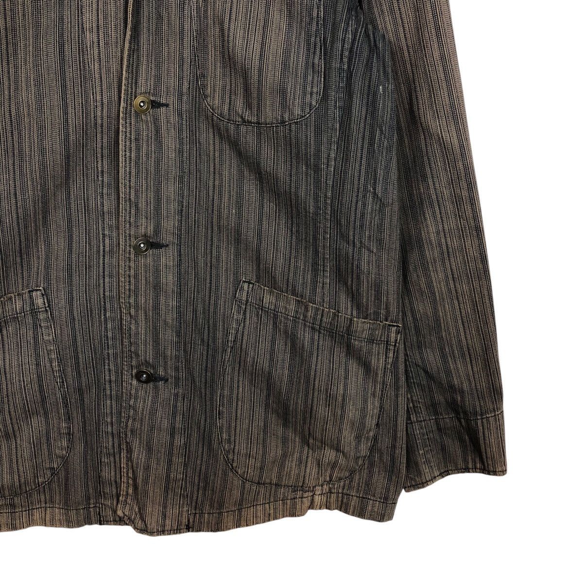 Japanese Brand 📌Vintage Hickory Chore Jacket Haze Simon Issey Miyake Size US M / EU 48-50 / 2 - 6 Thumbnail