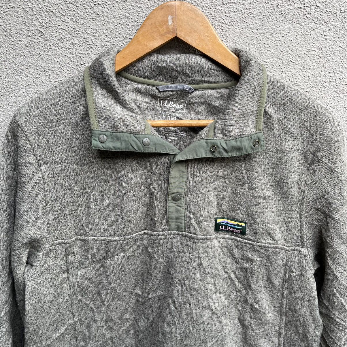 L.L. Bean LL BEAN fleece pullover snap button synchilla Size US M / EU 48-50 / 2 - 3 Thumbnail