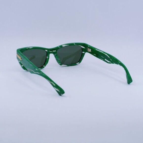 Bottega Veneta 🕶️ New Bottega Veneta BV1143S 004 Green/White Sunglasses Size ONE SIZE - 10 Thumbnail