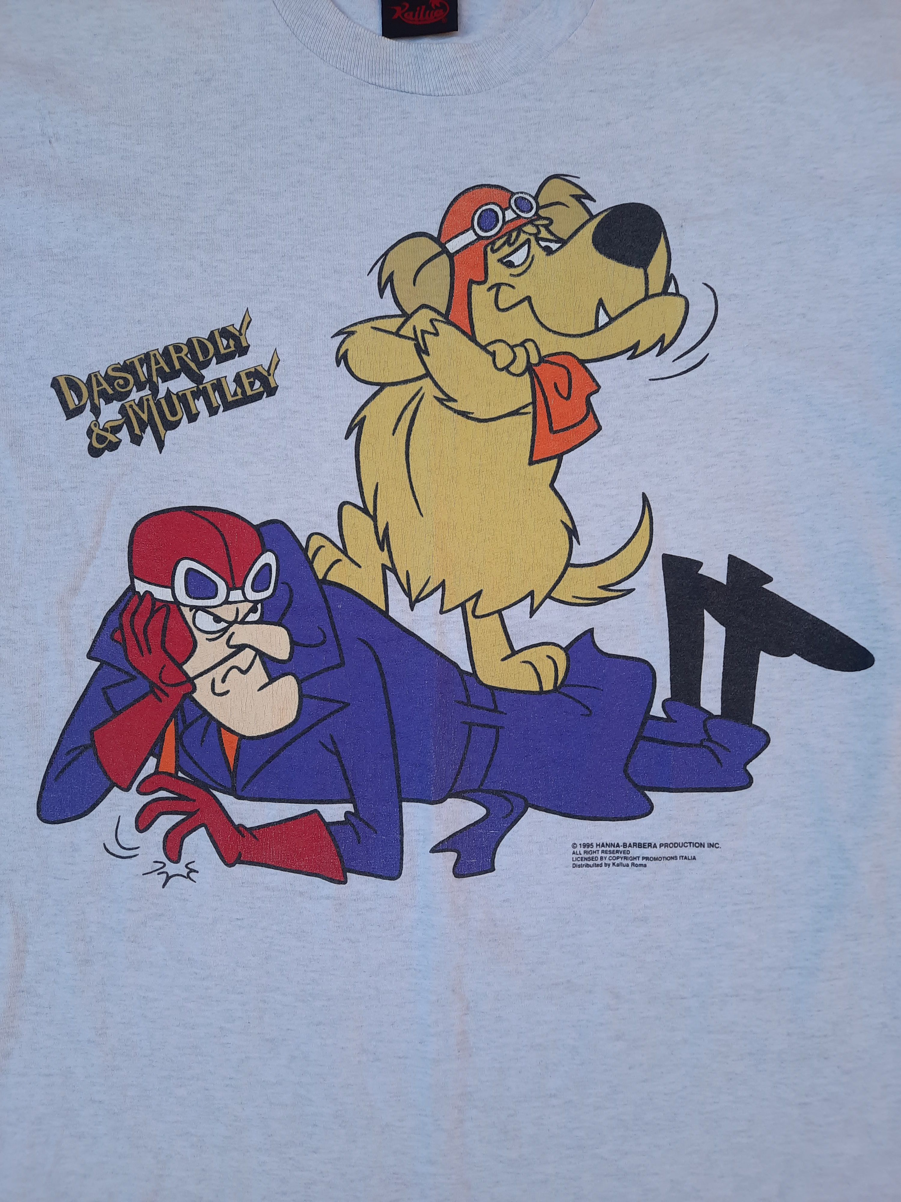 Cartoon Network × Vintage 90s Dastardly & Muttley Hanna-Barbera Made in italy size xl Size US XL / EU 56 / 4 - 2 Thumbnail