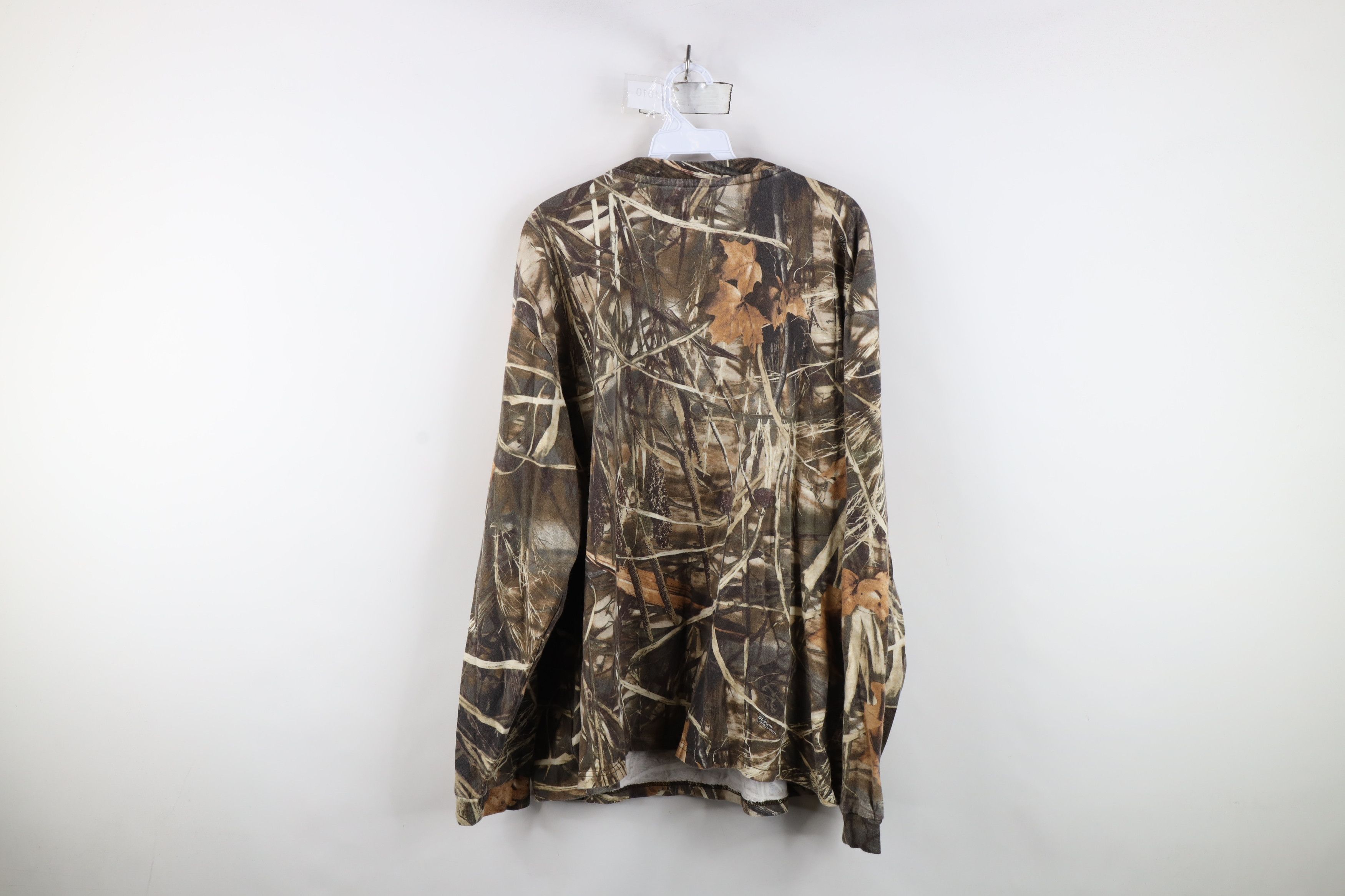Vintage Vintage Y2K Streetwear Camouflage Long Sleeve Henley T-Shirt Size US XXL / EU 58 / 5 - 9 Thumbnail