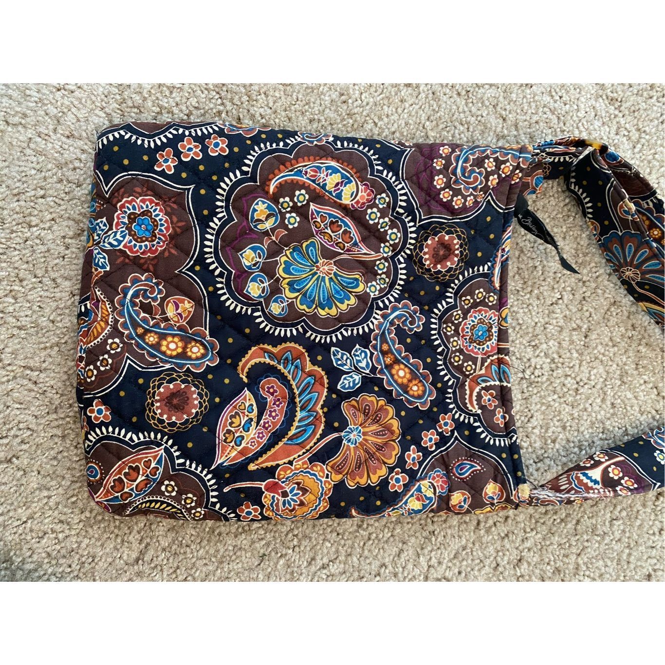 Bradley Mountain Vera Bradley Cafe Latte Classic Crossbody Purse Shoulder Bag Size ONE SIZE - 6 Thumbnail