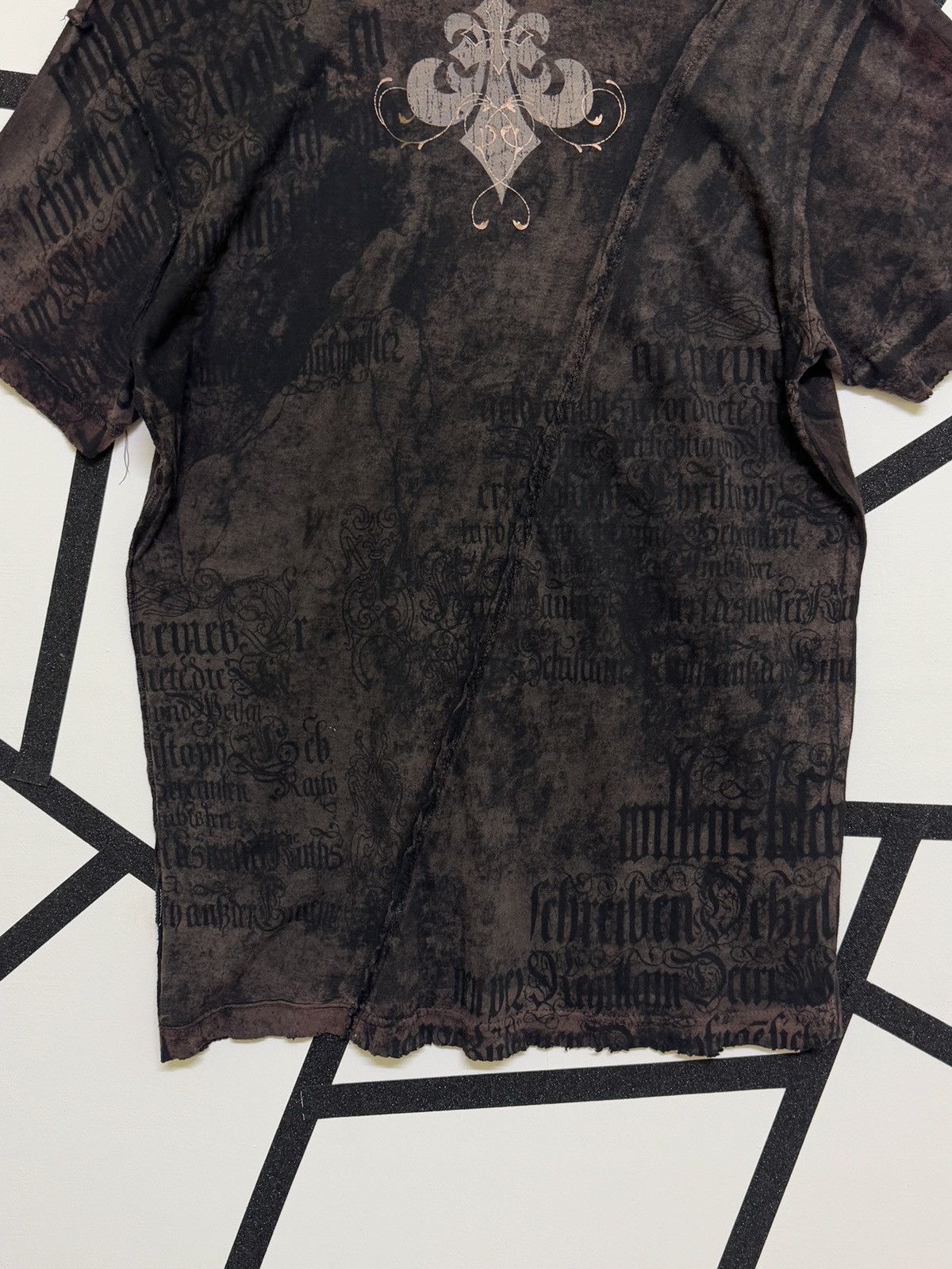 Affliction AFFLICTION CROSS SNAKE DISTRESSED RECONSTRUCTED TEE Size US M / EU 48-50 / 2 - 10 Thumbnail