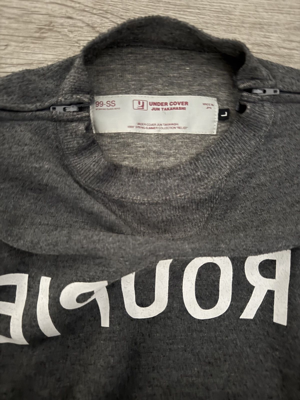 Undercover SS99 Undercover Groupie Zip Off Crewneck Sweatshirt Size US L / EU 52-54 / 3 - 6 Thumbnail