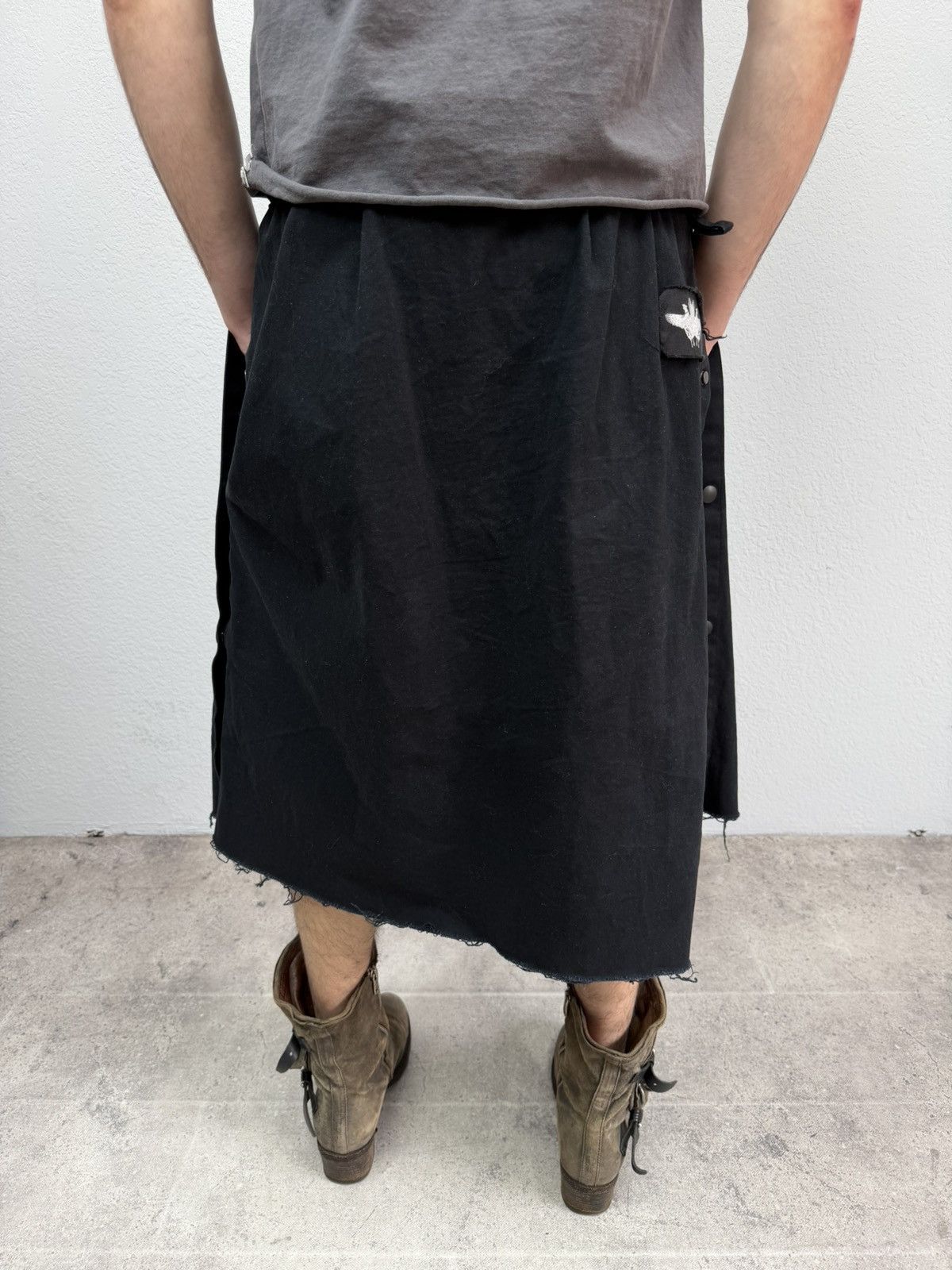 If Six Was Nine Vintage Rick Owens Style Skirt Shorts Black Archival Size US 32 / EU 48 - 5 Thumbnail