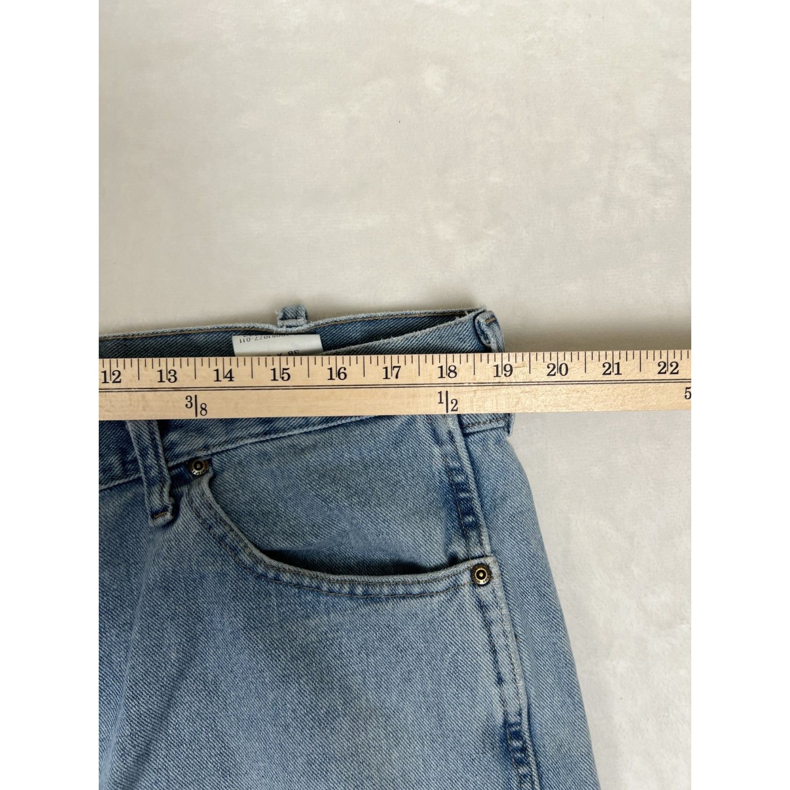 Wrangler Wrangler Men's Jeans Size 38x30 Straight Fit Blue Cotton Size US 38 / EU 54 - 7 Thumbnail