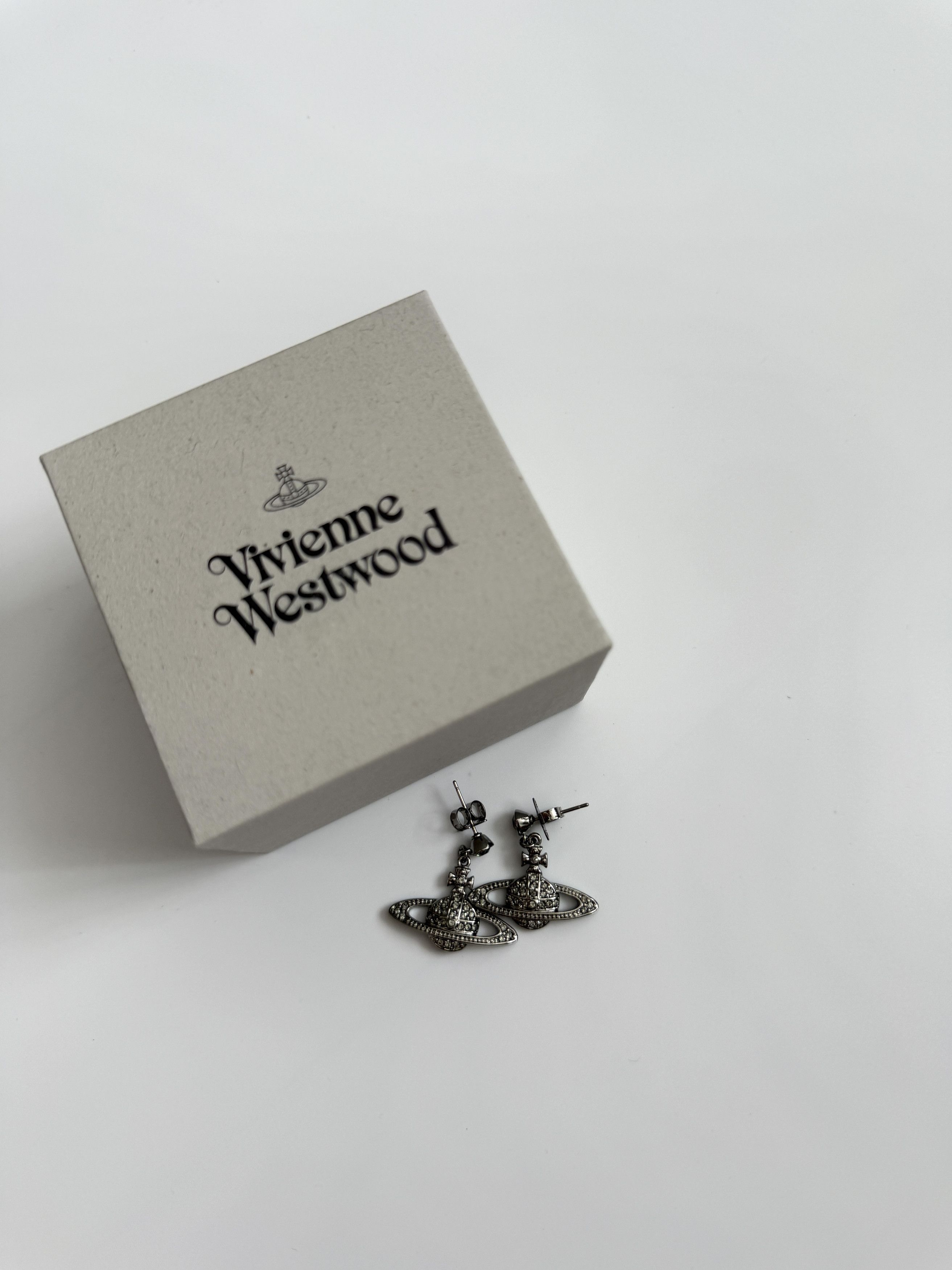 Vivienne Westwood Mini Bas Relief Drop Earrings Size ONE SIZE - 1 Thumbnail