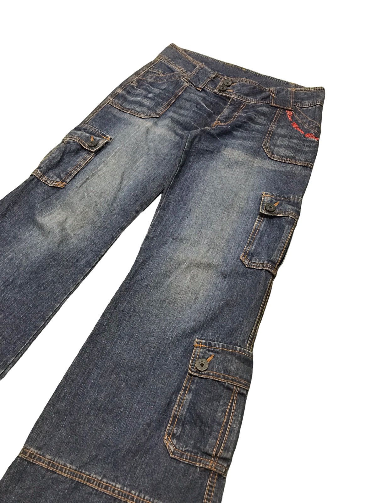 Hysteric Glamour FLARED‼️‼️ Blue Moon Blue Multipocket Denim Jeans Size US 31 - 5 Thumbnail
