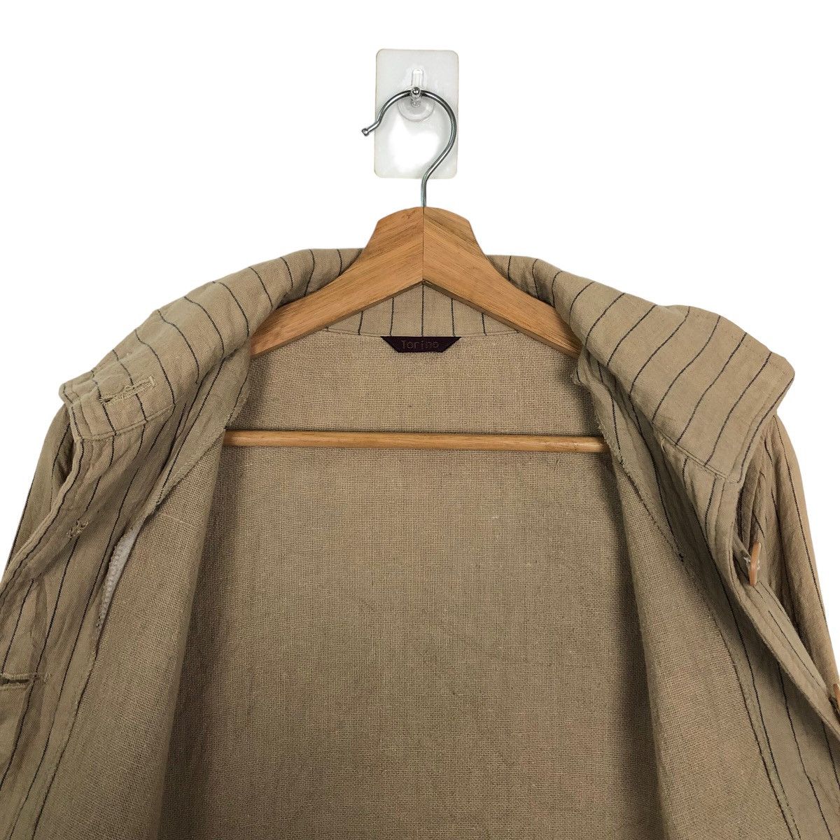Issey Miyake 🔥VINTAGE PIN STRIPE BOMBER JACKET TORINO ISSEY MIYAKE Size US M / EU 48-50 / 2 - 10 Thumbnail