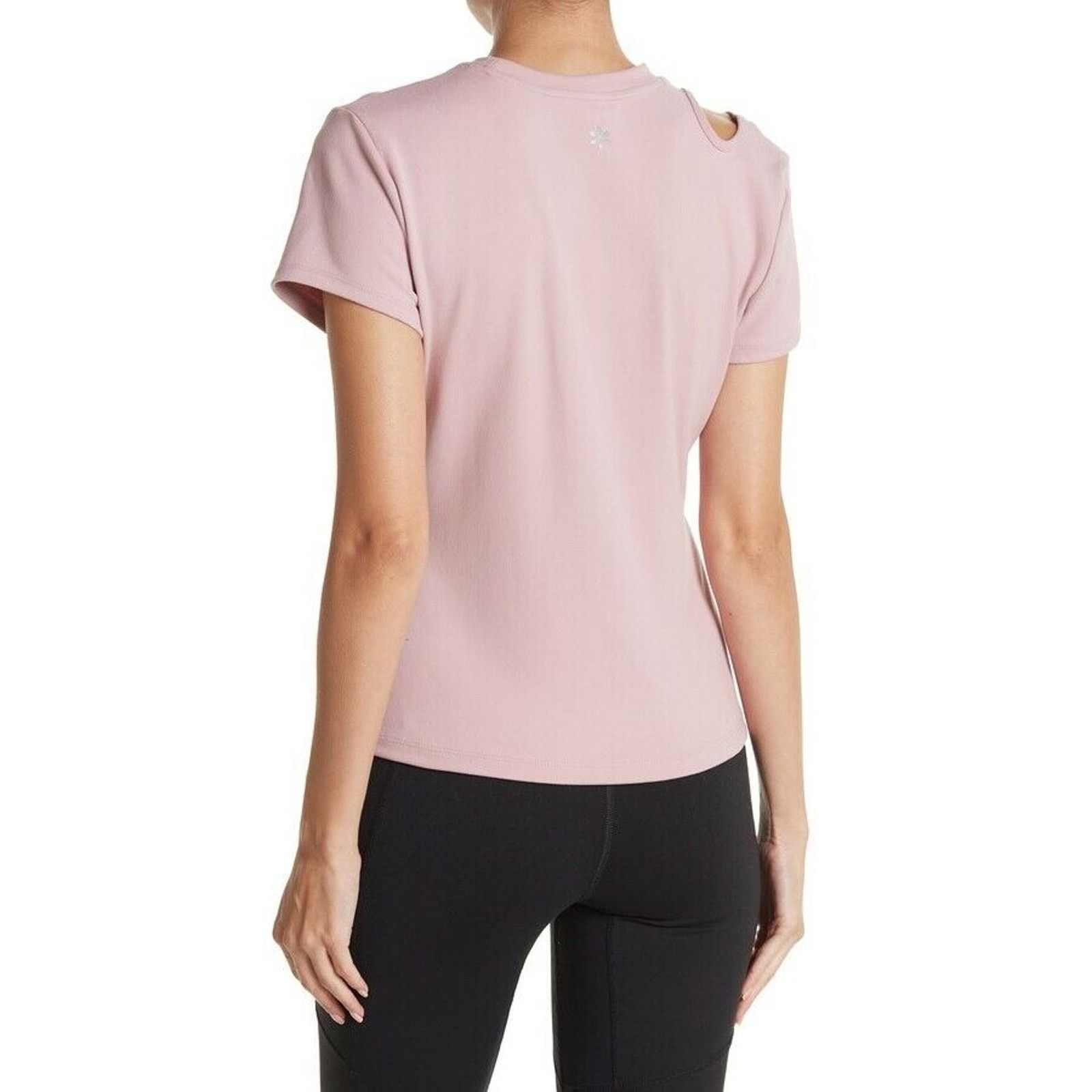 Nine West Nine West Women Pink Cutout Shoulder Sports T-Shirt Size M Size M / US 6-8 / IT 42-44 - 2 Thumbnail