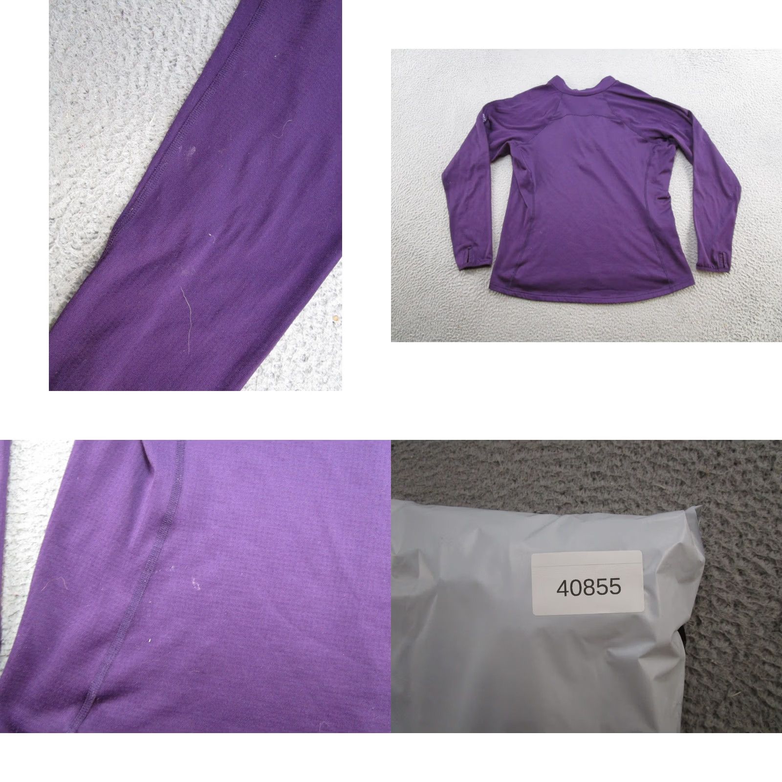 Outdoor Research Outdoor Research Purple 1/4 Zip Pullover Womens XL Thermal Waffle Knit Humid? Size XL / US 12-14 / IT 48-50 - 9 Thumbnail
