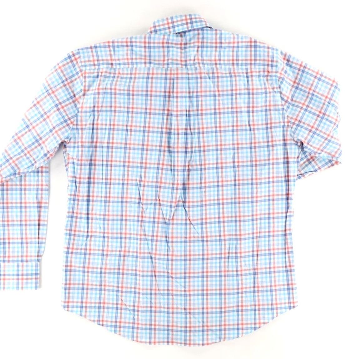 Peter Millar Peter Millar Crown Ease Stowe Plaid Button Up Shirt Blue Men's XL Size US XL / EU 56 / 4 - 3 Thumbnail