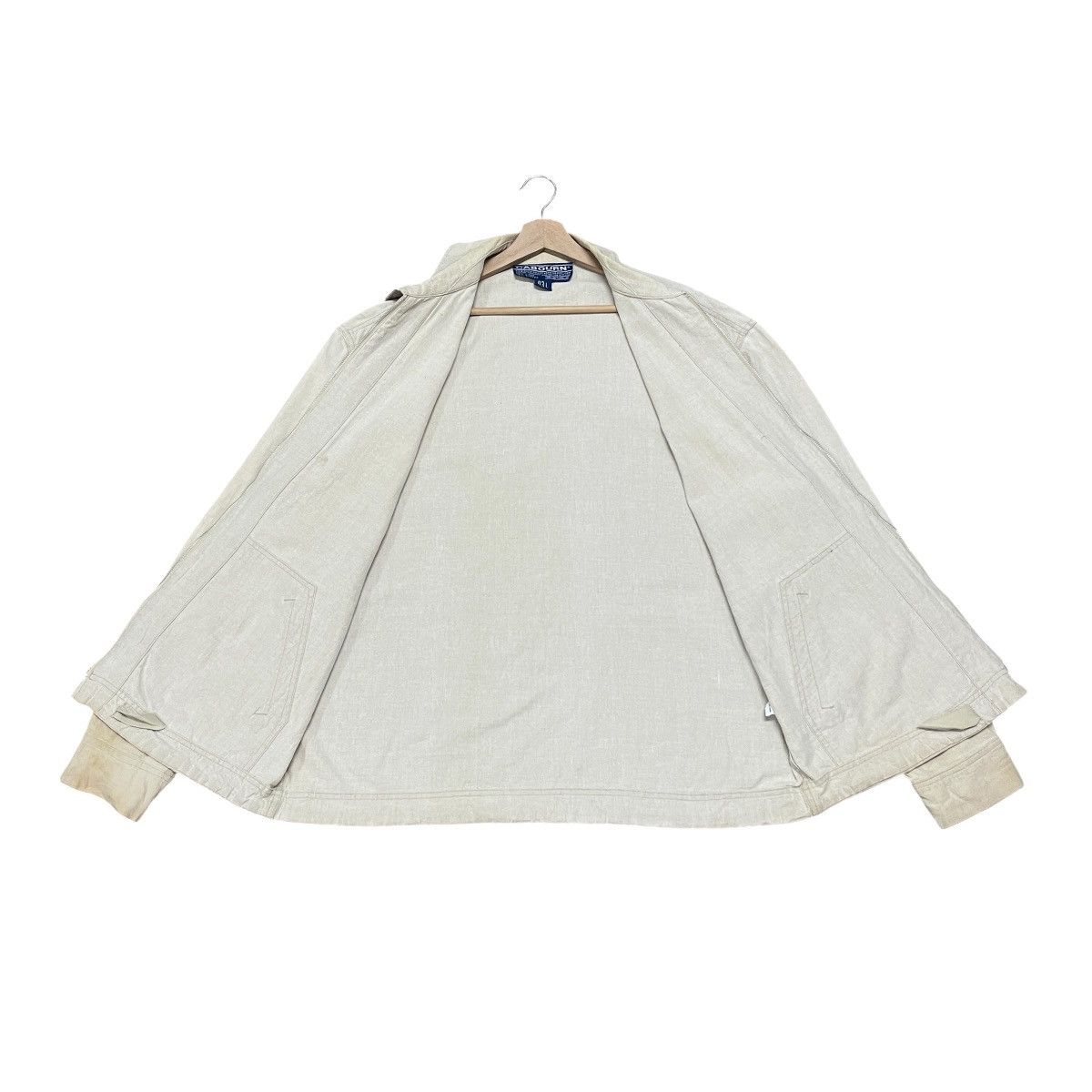Nigel Cabourn Vintage Nigel Cabourn 80’s Linen Cotton Work Chore Jacket Size US XXL / EU 58 / 5 - 22 Thumbnail