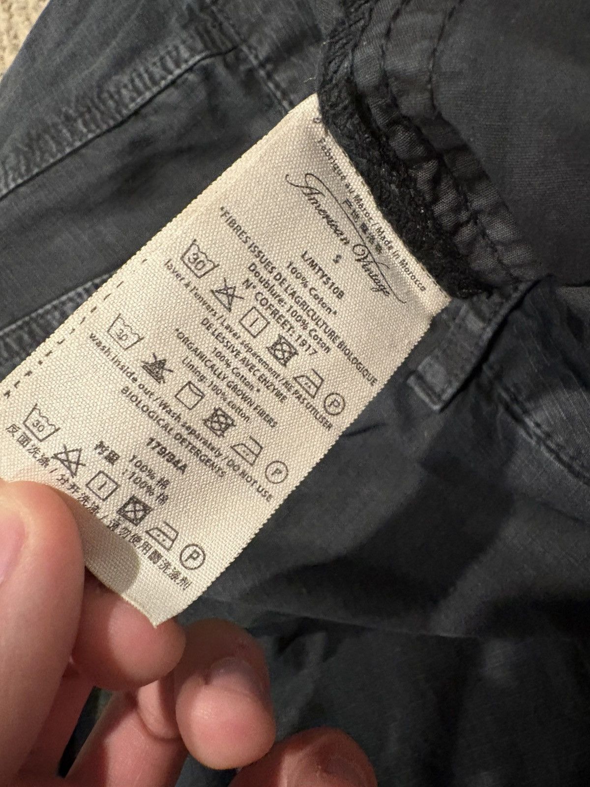 Other American vintage france black baggy military cargo pants Size US 30 / EU 46 - 6 Thumbnail