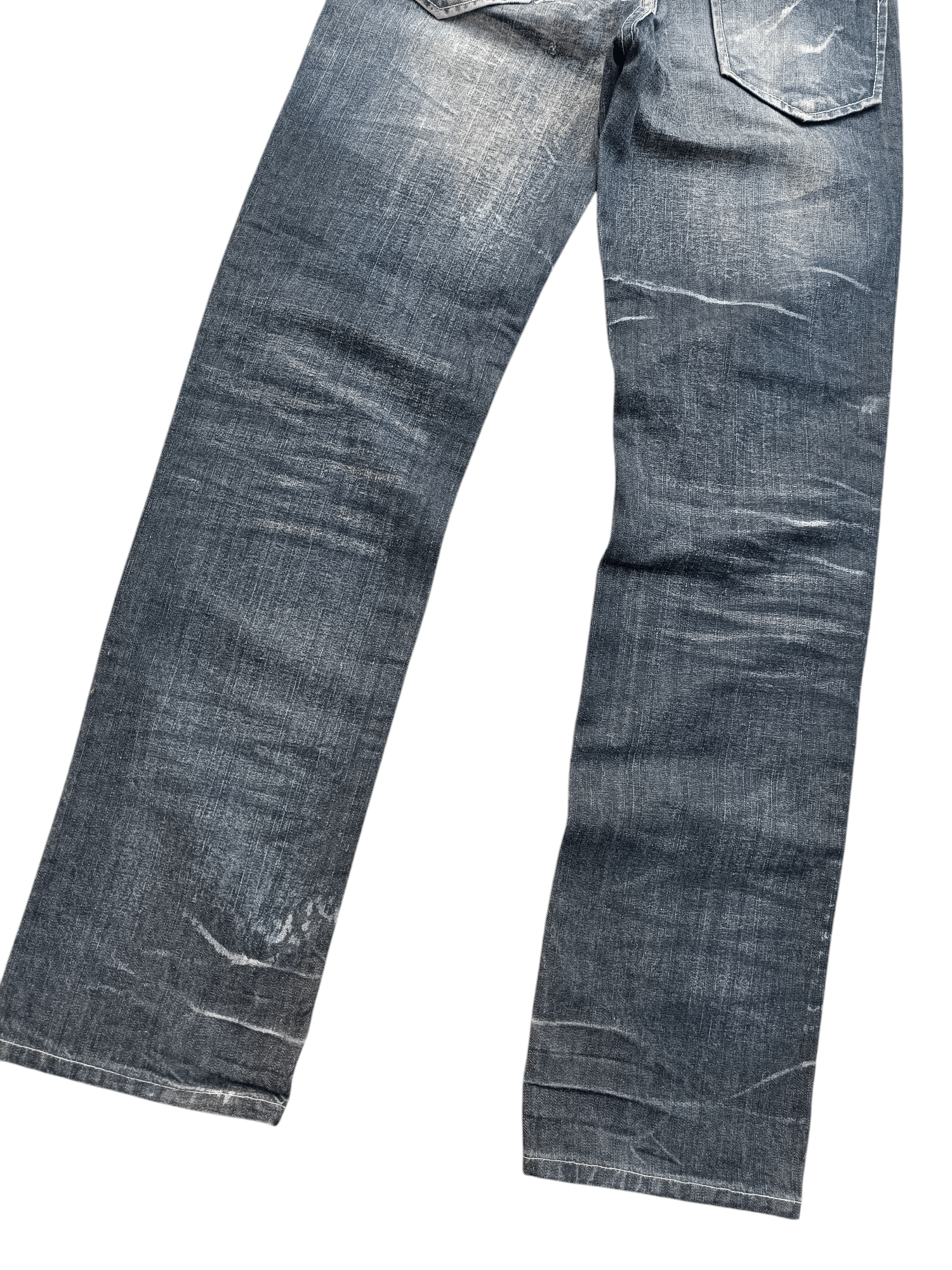 Japanese Brand RARE 🇯🇵 LOWBOX 🇯🇵 Seditionaries Acid Wash Whiskers Jeans Size US 30 / EU 46 - 10 Thumbnail