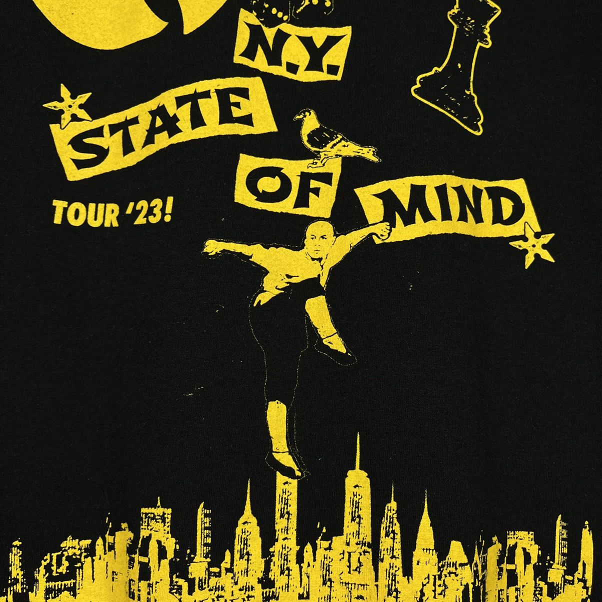 Wu-Tang Clan Rare Wu Tang Clan N.Y. State of mind tour tee 2023 Size US L / EU 52-54 / 3 - 5 Thumbnail