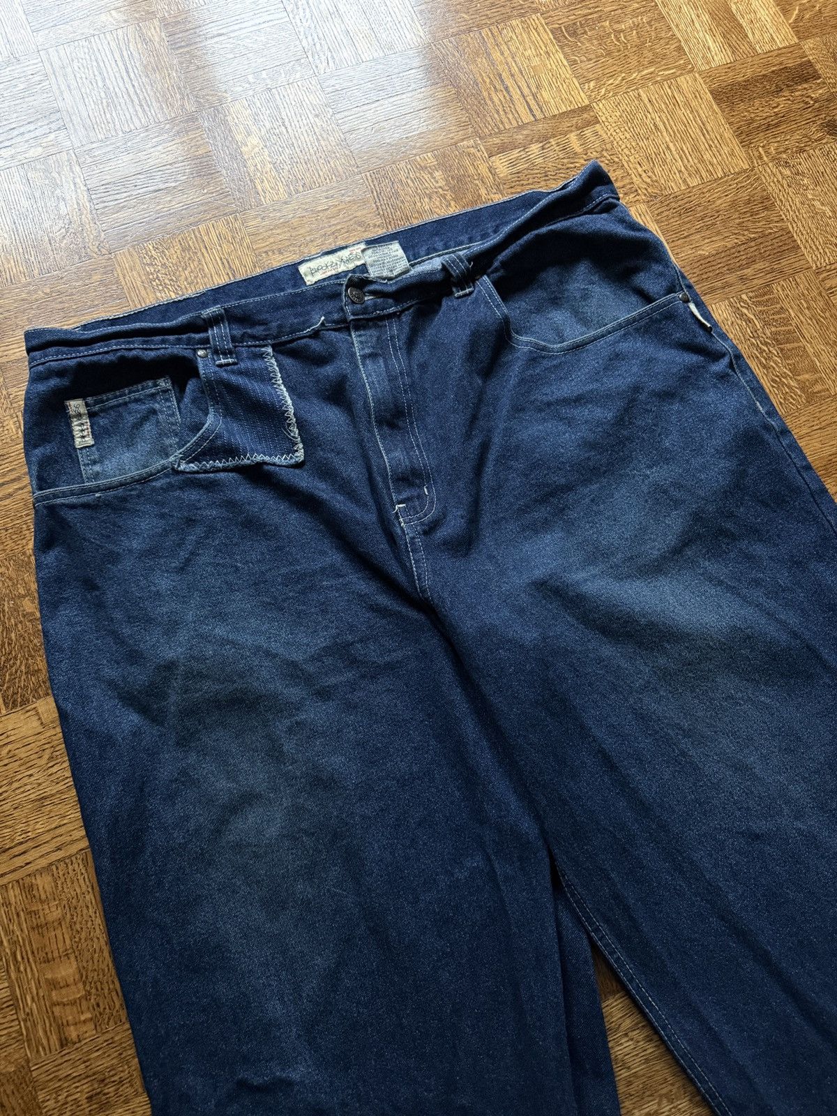 Brooklyn Xpress Vintage Y2K Brooklyn Xpress Baggy Denim Skater Jeans Size US 44 / EU 60 - 7 Thumbnail