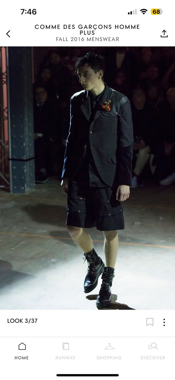 Comme des Garcons FW16 Studded Shorts Size US 31 - 1 Thumbnail