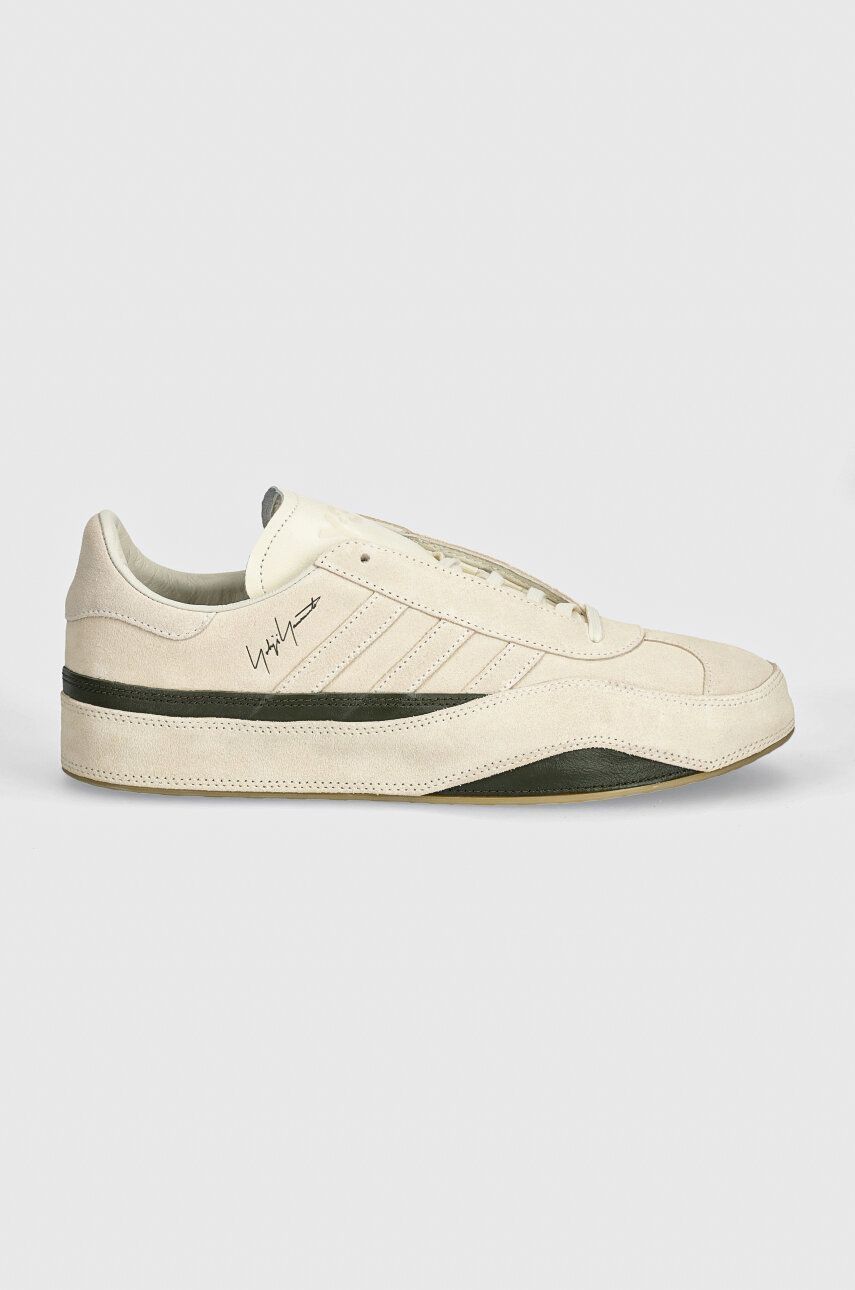 Y-3 × Yohji Yamamoto o1s22i1n0125 Gazelle Low-Top Sneakers in Beige Size US 8 / EU 41 - 1 Thumbnail