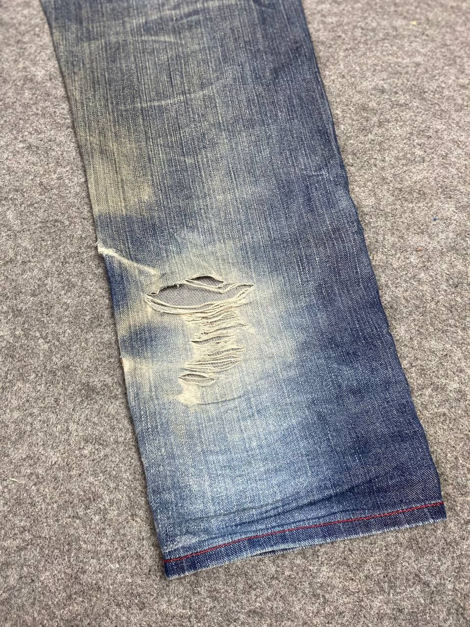 Japanese Brand leflah japanese brand carpenter baggy distressed denim Size US 34 / EU 50 - 6 Thumbnail