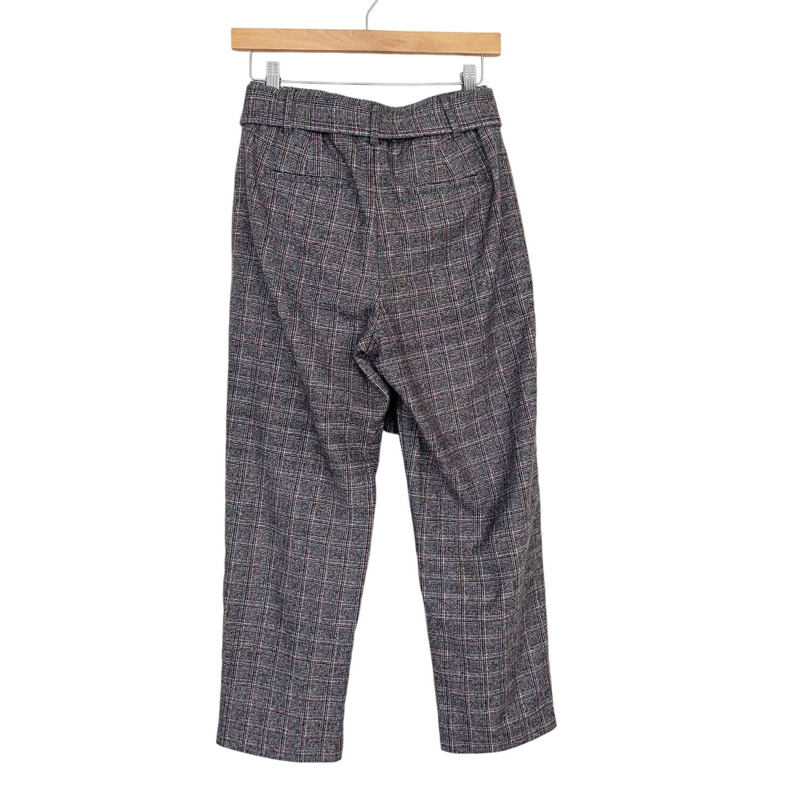 Aritzia Aritzia Wilfred Wool Blend Plaid Tie Front Trousers Sz 2 Size 26" / US 2 / IT 38 - 5 Thumbnail