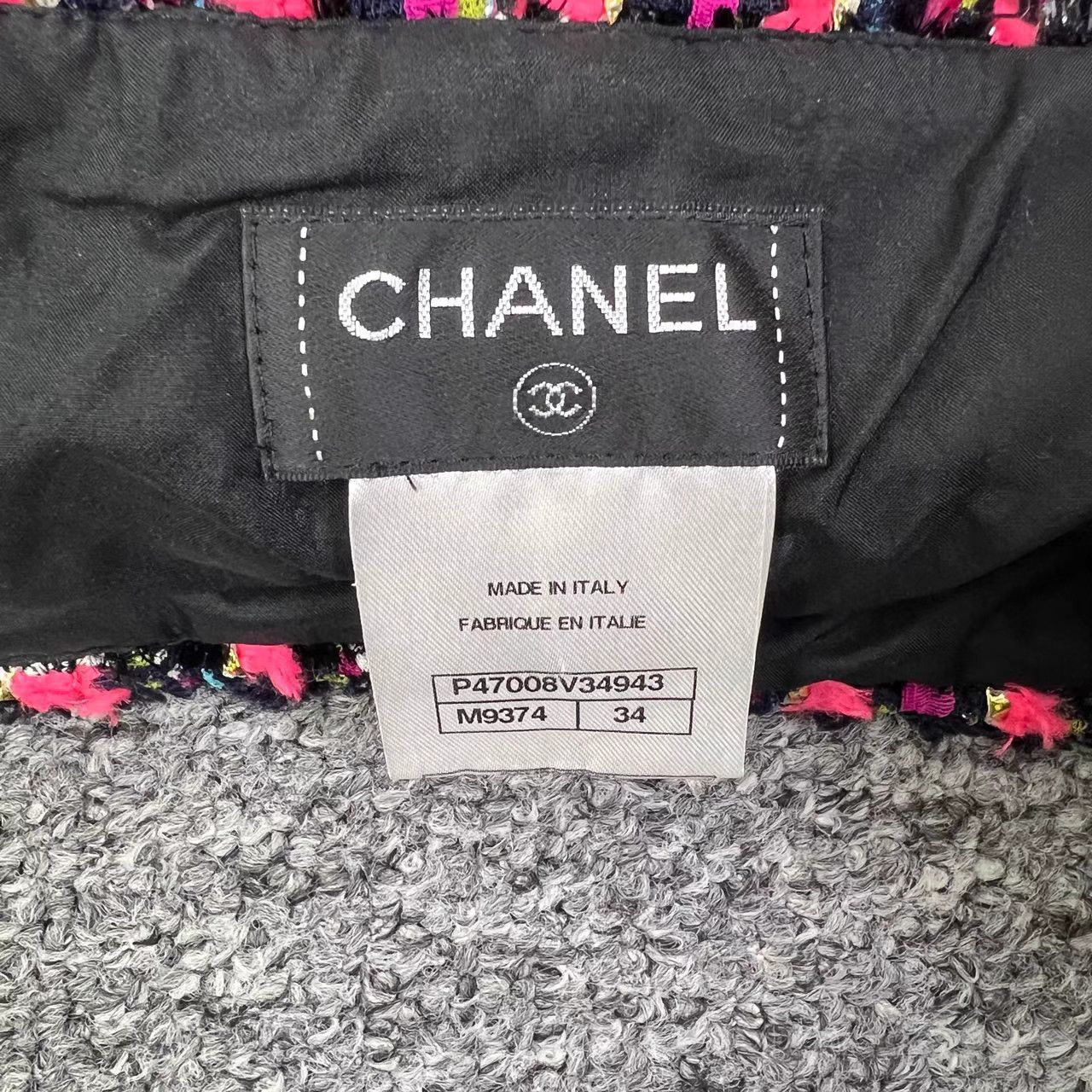 Chanel Chanel Woven Plaid Skirt Size 24" / US 00 / IT 34 - 6 Thumbnail