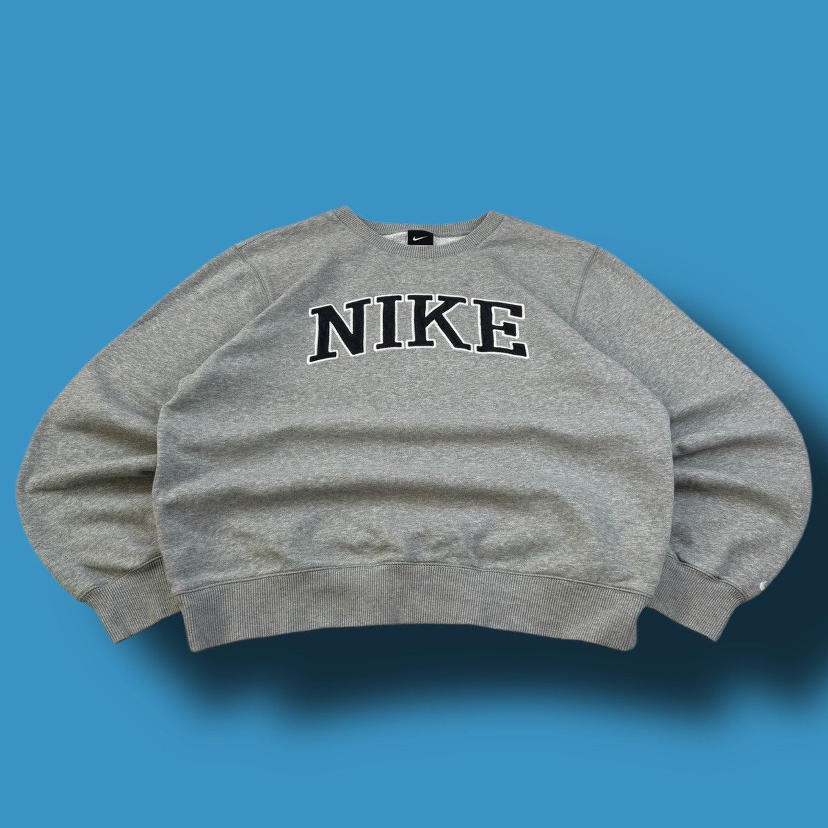 Nike × Vintage NIKE VINTAGE CENTER LOGO OVERSIZE BOXY SWEATSHIRT Size US M / EU 48-50 / 2 - 1 Thumbnail