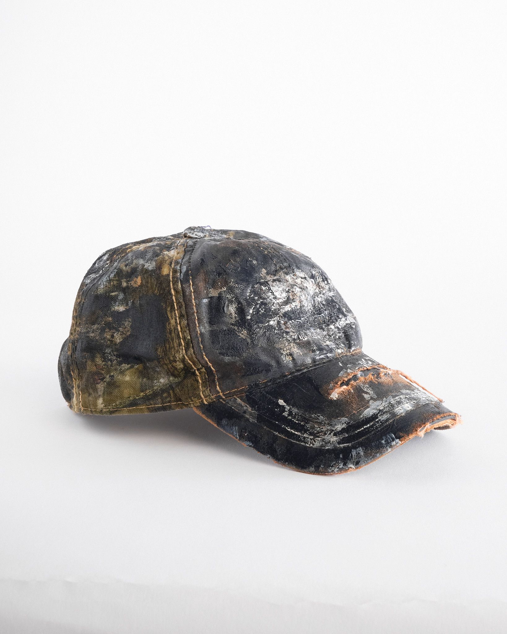 Vintage ASTROBOI* x Mossy Oak Brown Real Tree Camo Rhinestone Hat Size ONE SIZE - 7 Thumbnail