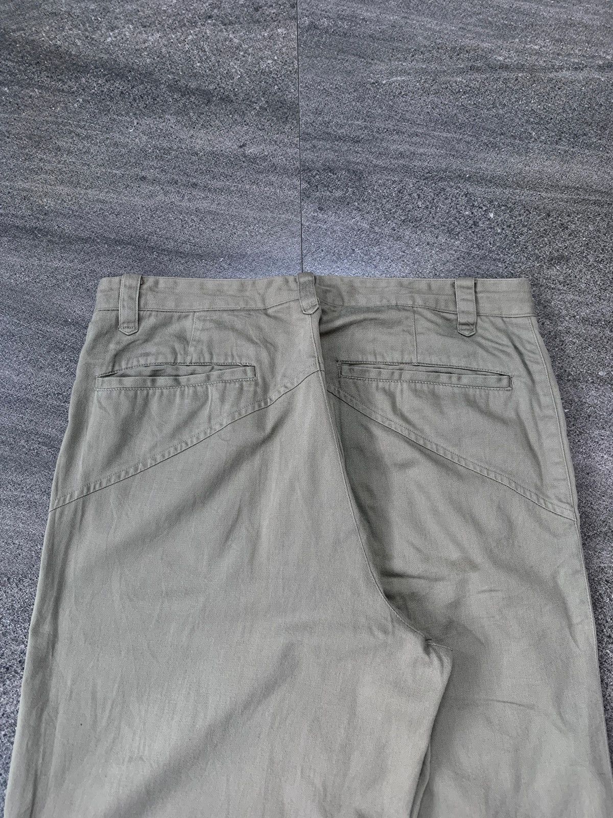 Issey Miyake FREE TAX! 90s Diagonal Stitched Trousers Size US 30 / EU 46 - 7 Thumbnail