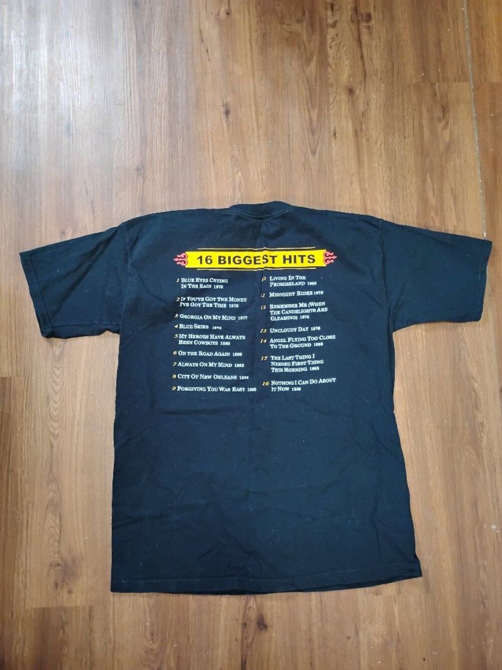 Band Tees Vintage Willie Nelson Biggest Hits T-Shirt Size US XL / EU 56 / 4 - 5 Thumbnail