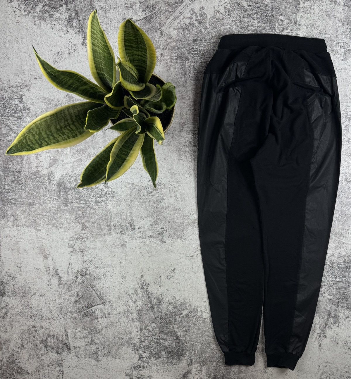 Andrea Ya'aqov Andrea Yaaqov Y2K Avant Gard Cotton Design Nylon Sweat Pants Trousers Bottoms Size US 30 / EU 46 - 12 Thumbnail