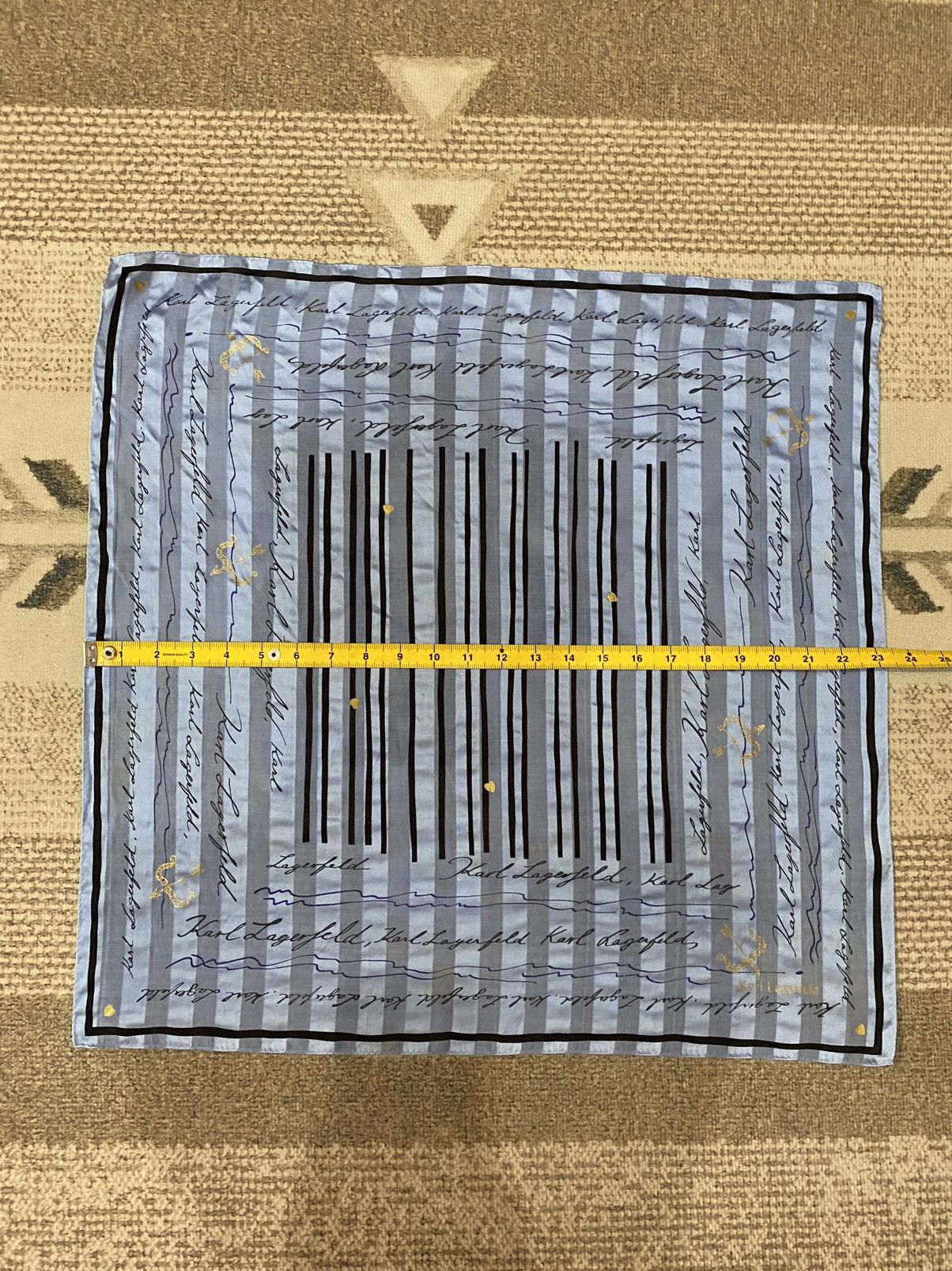Karl Lagerfeld Karl Lagerfeld Overprint Scarves/Handkerchief/Pocket Square Size ONE SIZE - 7 Thumbnail