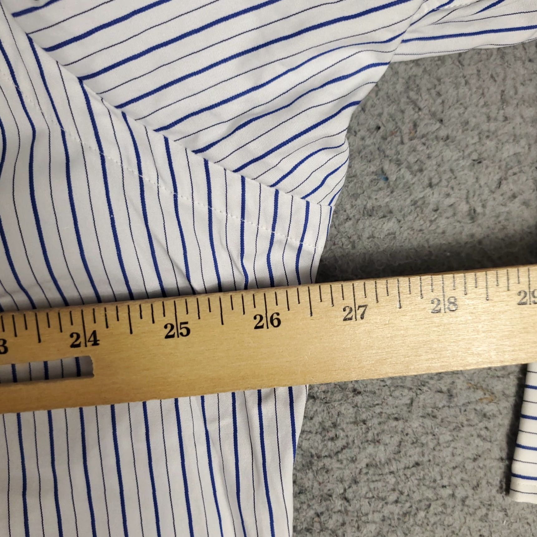 Ralph Lauren Ralph Lauren Dress Shirt Mens Size 18 Blue Striped Long Sleeve Button-Down Casual Size US XXL / EU 58 / 5 - 6 Thumbnail